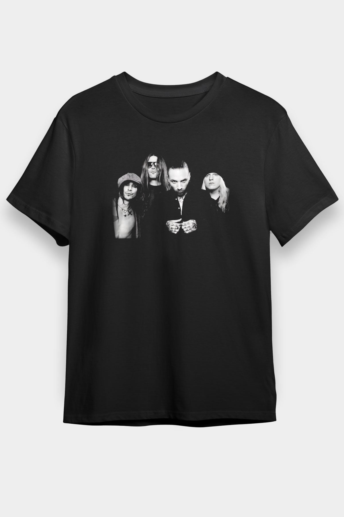 Backyard Babies Siyah Unisex Tişört T-Shirt - TişörtFabrikası
