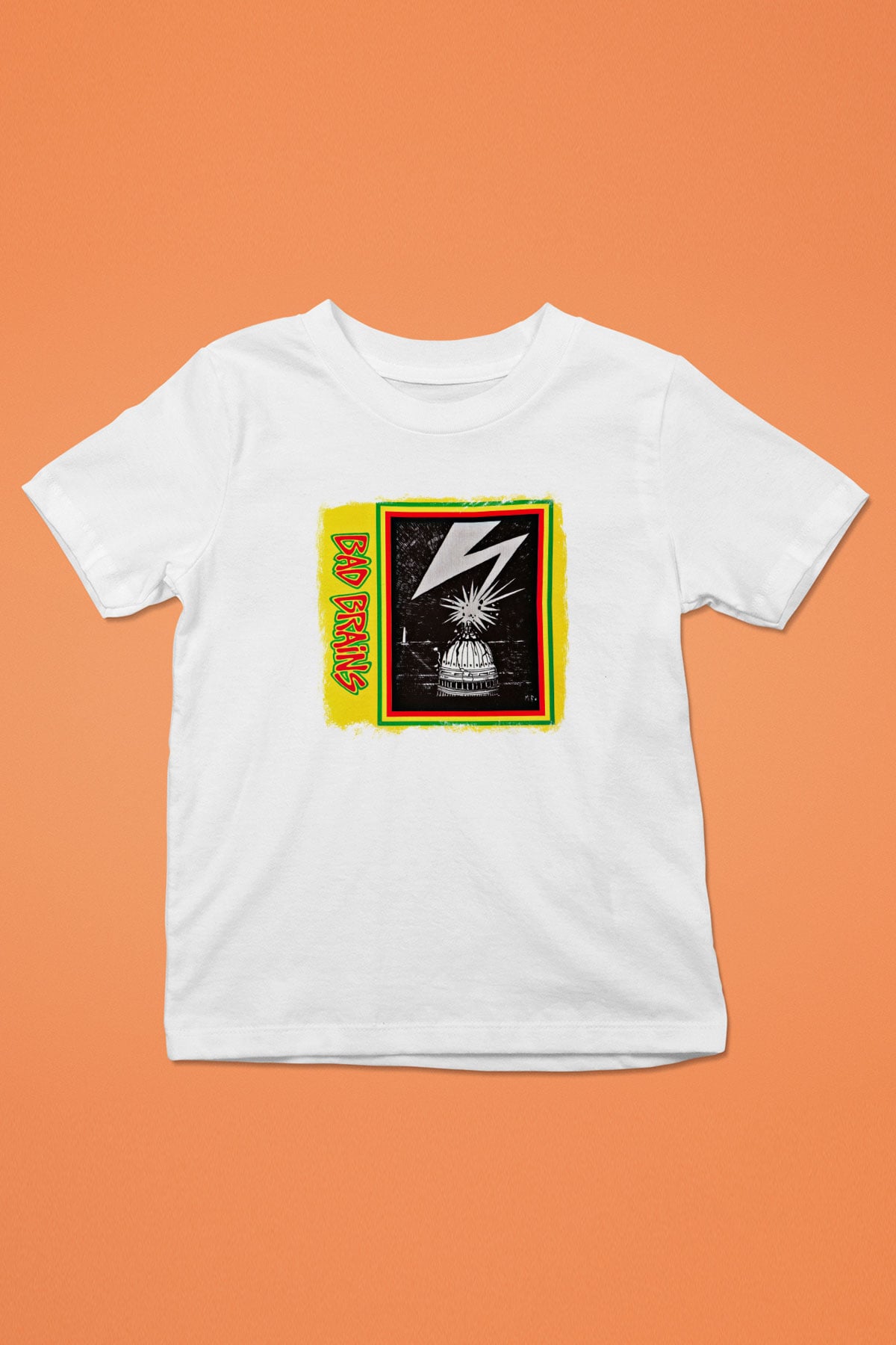 Bad Brains Baskılı Unisex Beyaz Çocuk Tişört