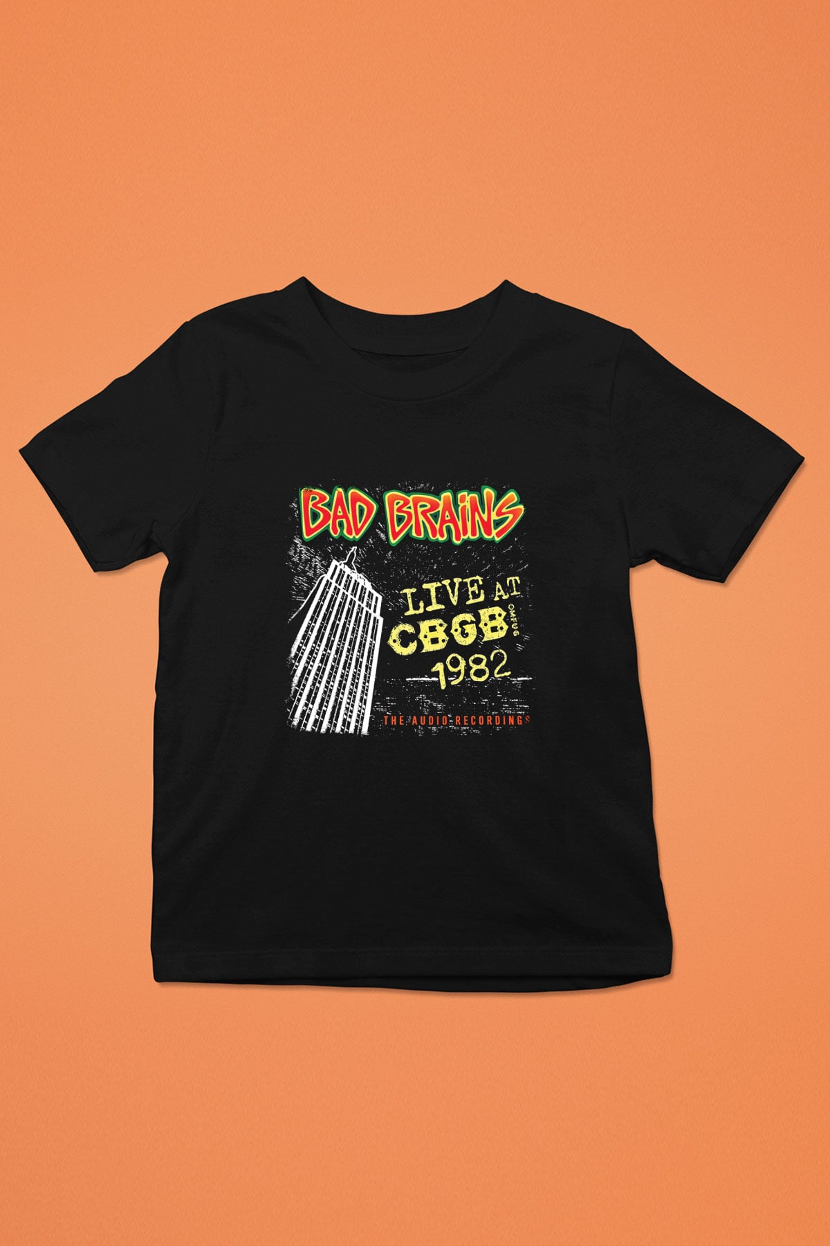 Bad Brains Baskılı Unisex Siyah Çocuk Tişört