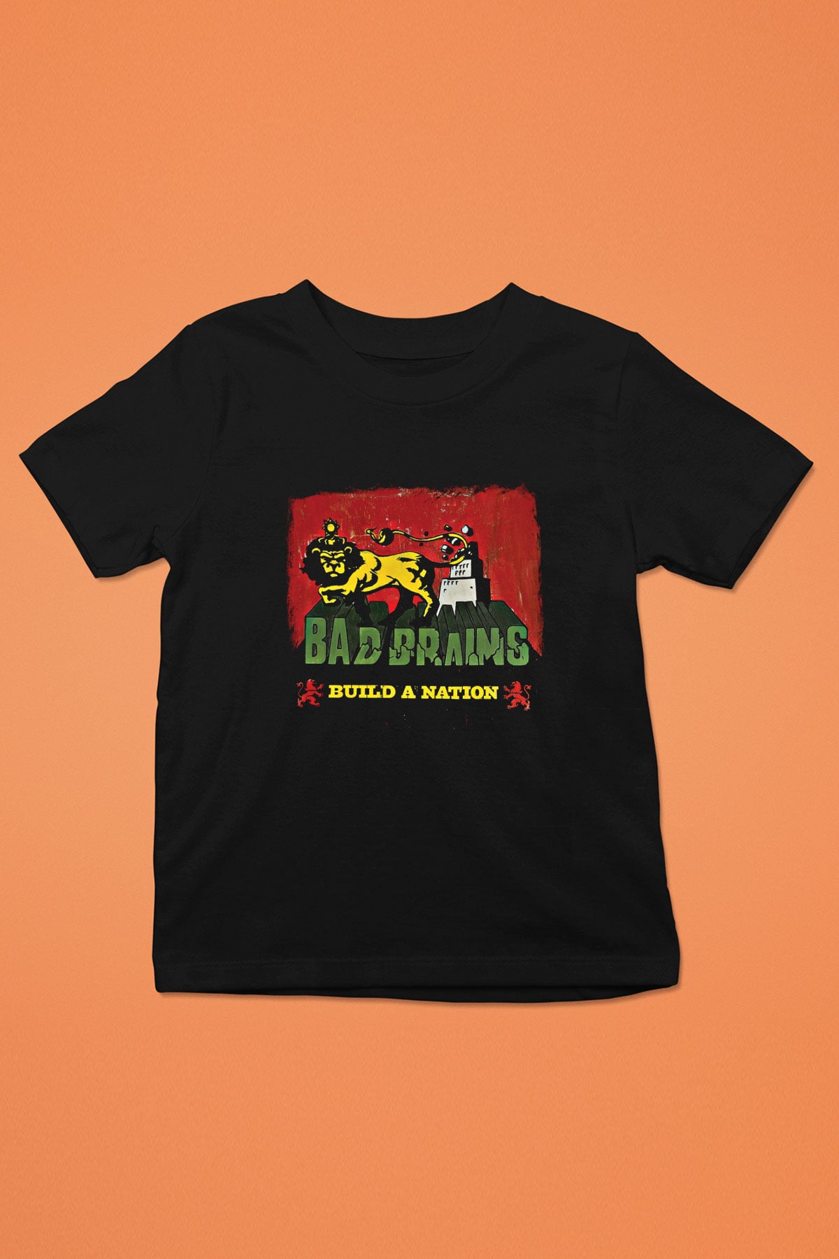 Bad Brains Baskılı Unisex Siyah Çocuk Tişört