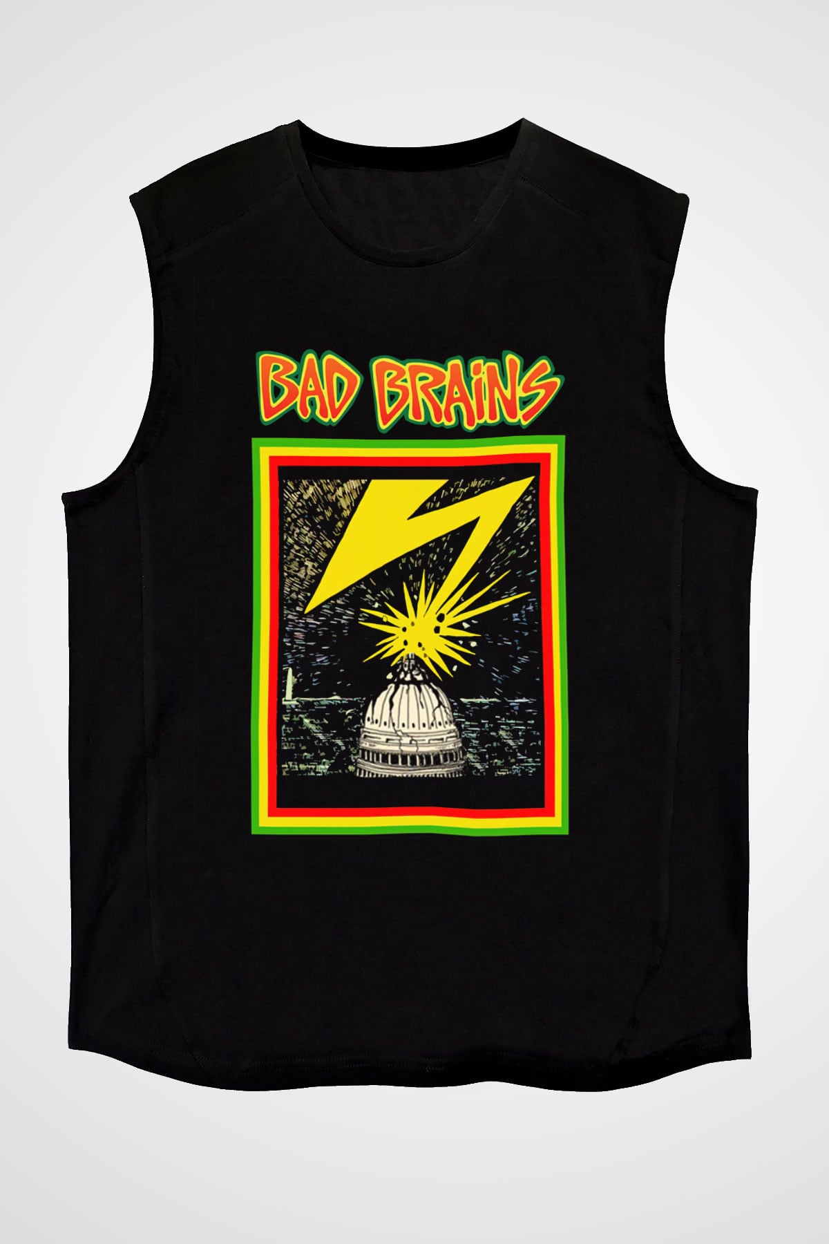 Bad Brains Siyah Unisex Kolsuz Tişört