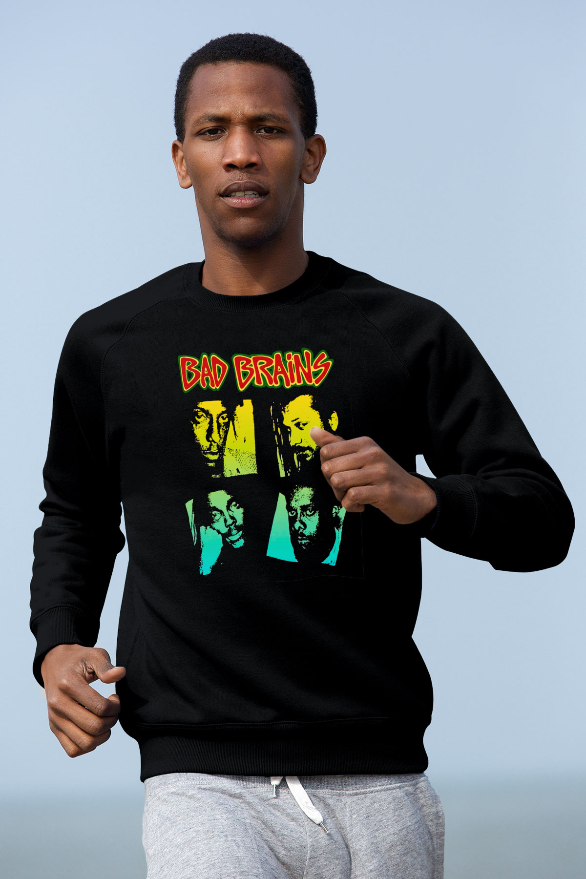 Bad Brains Siyah Unisex Sweatshirt