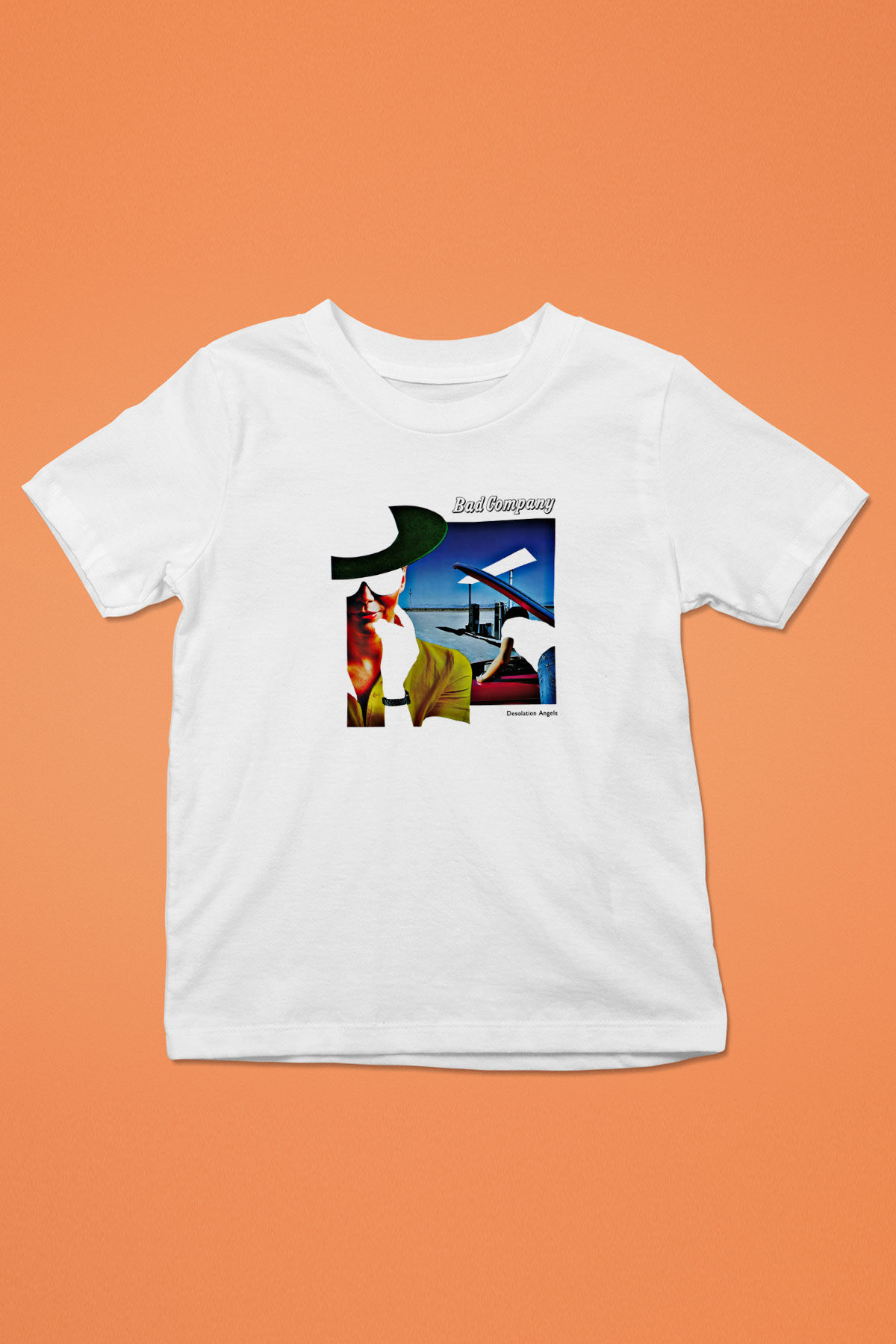 Bad Company Baskılı Unisex Beyaz Çocuk Tişört