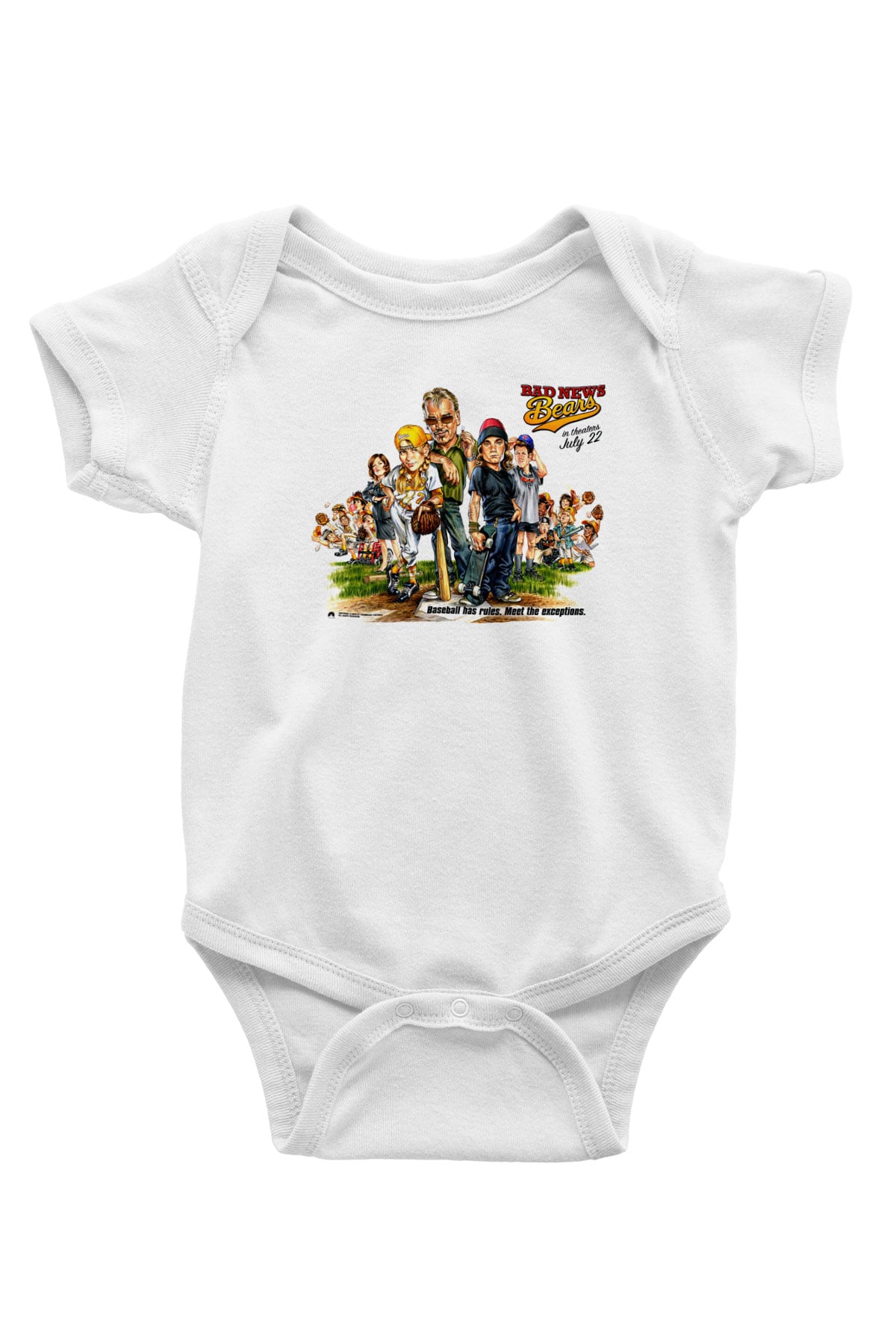 Bad News Bears Beyaz Bebek Body - Zıbın
