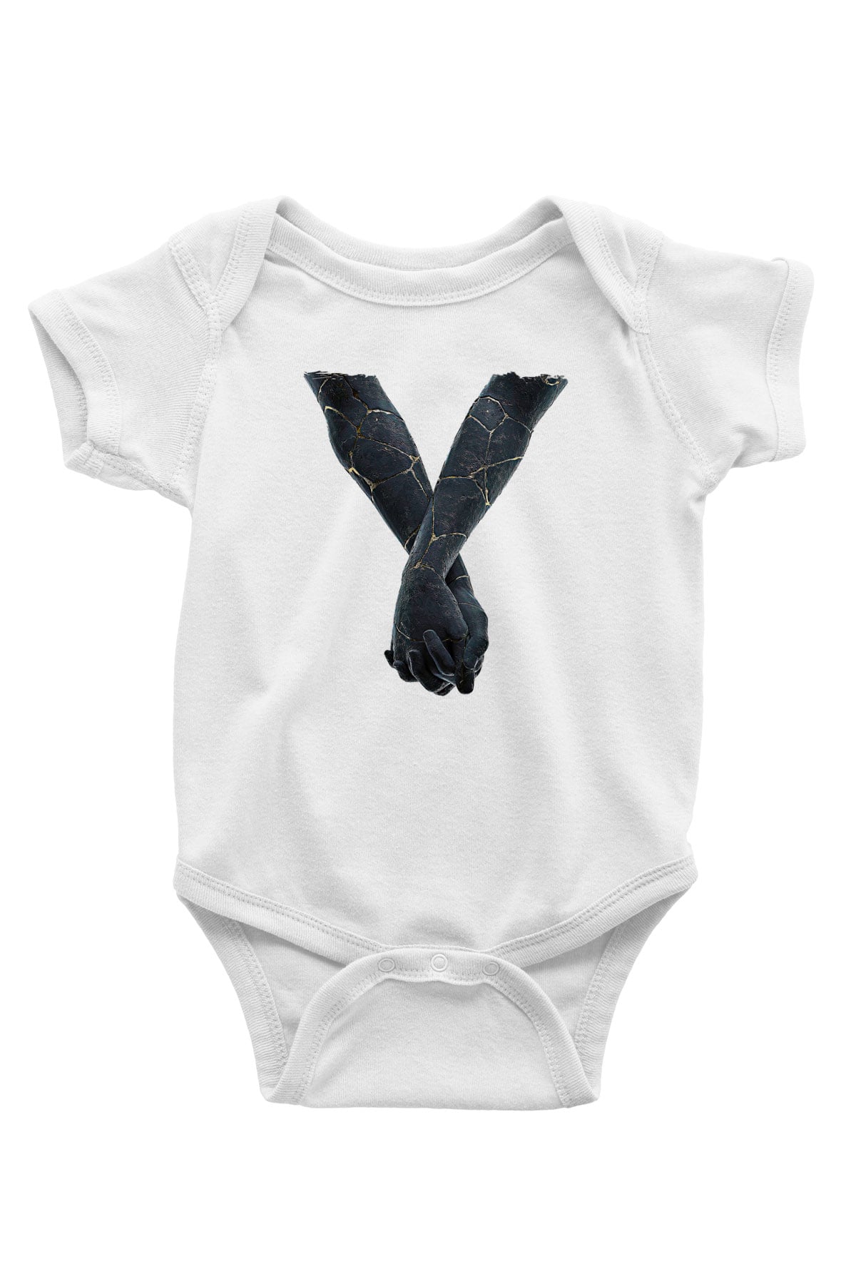 Bad Omens Baskılı Beyaz Unisex Bebek Body - Zıbın
