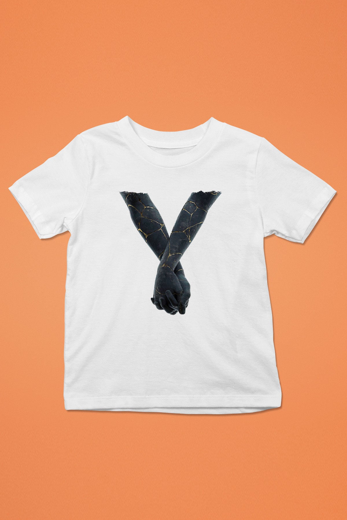 Bad Omens Baskılı Beyaz Unisex Beyaz Çocuk Tişört - Tshirt