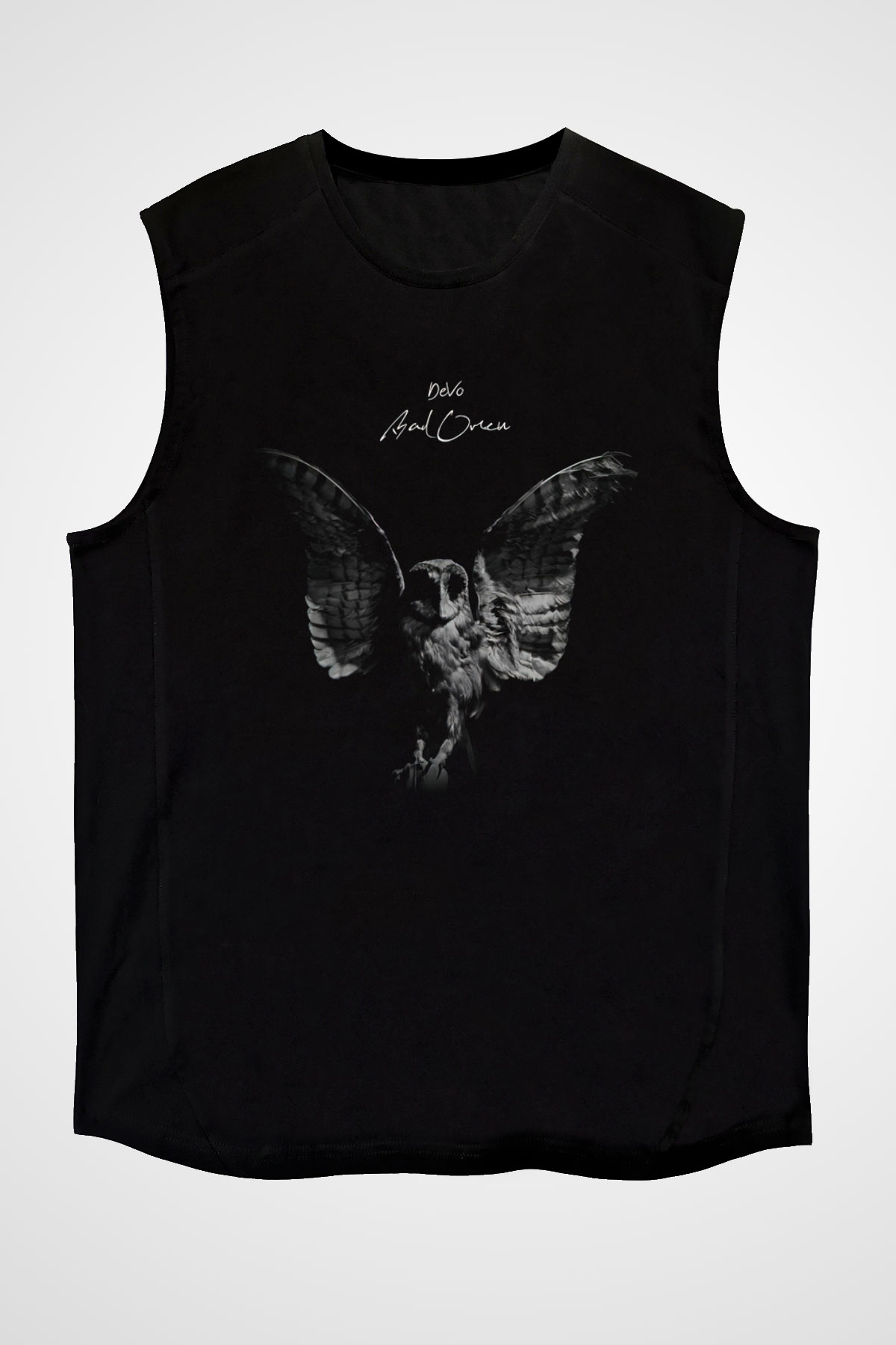 Bad Omens Baskılı Unisex Siyah Kolsuz Tişört - Tshirt