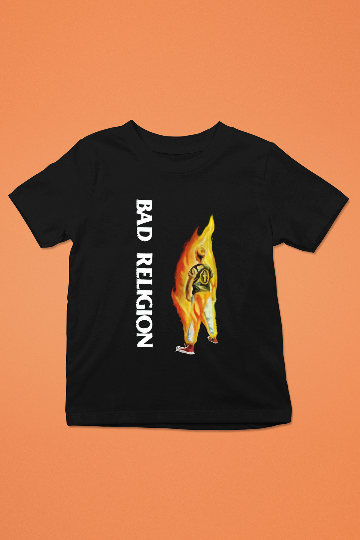 Bad Religion Baskılı Siyah Unisex Çocuk Tişört