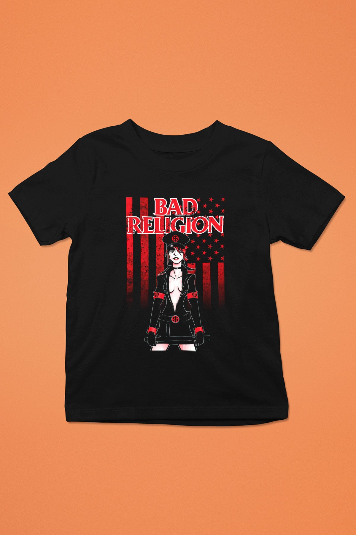 Bad Religion Baskılı Siyah Unisex Çocuk Tişört