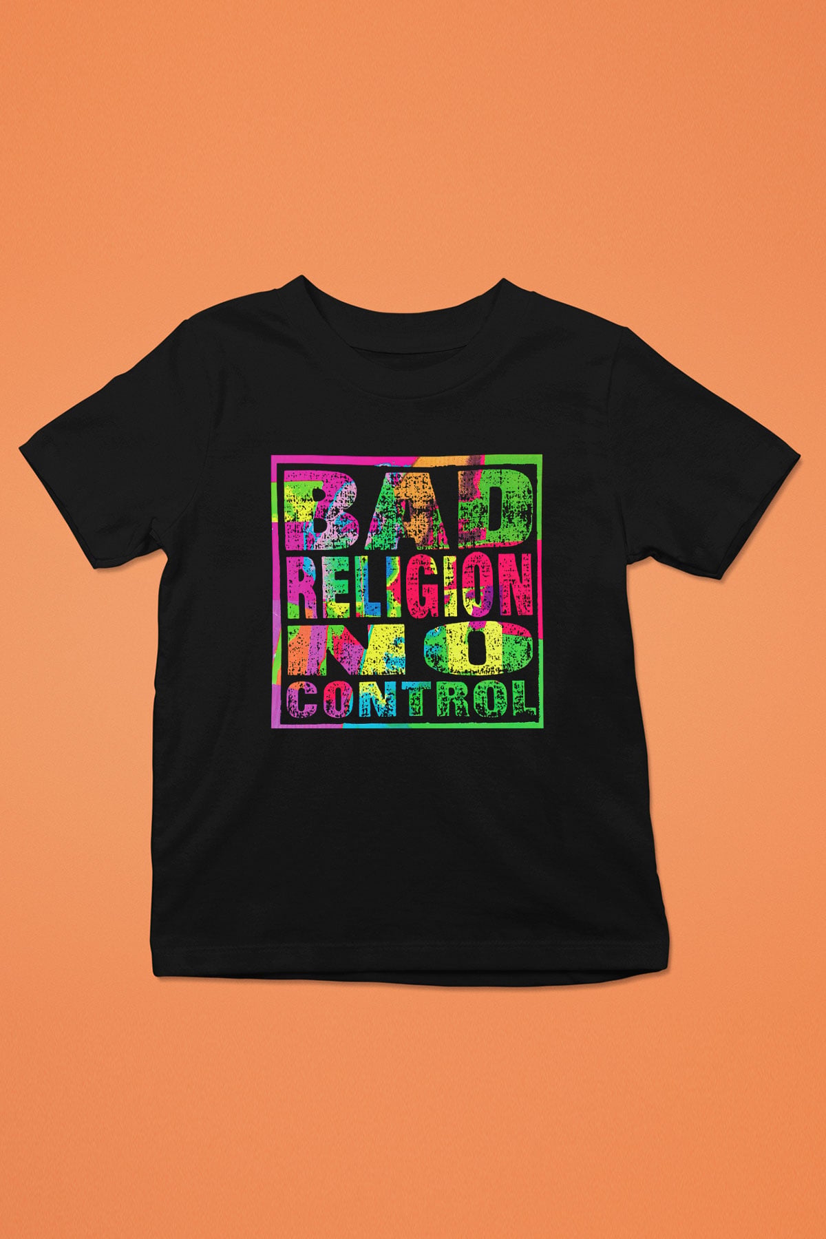 Bad Religion Baskılı Siyah Unisex Çocuk Tişört