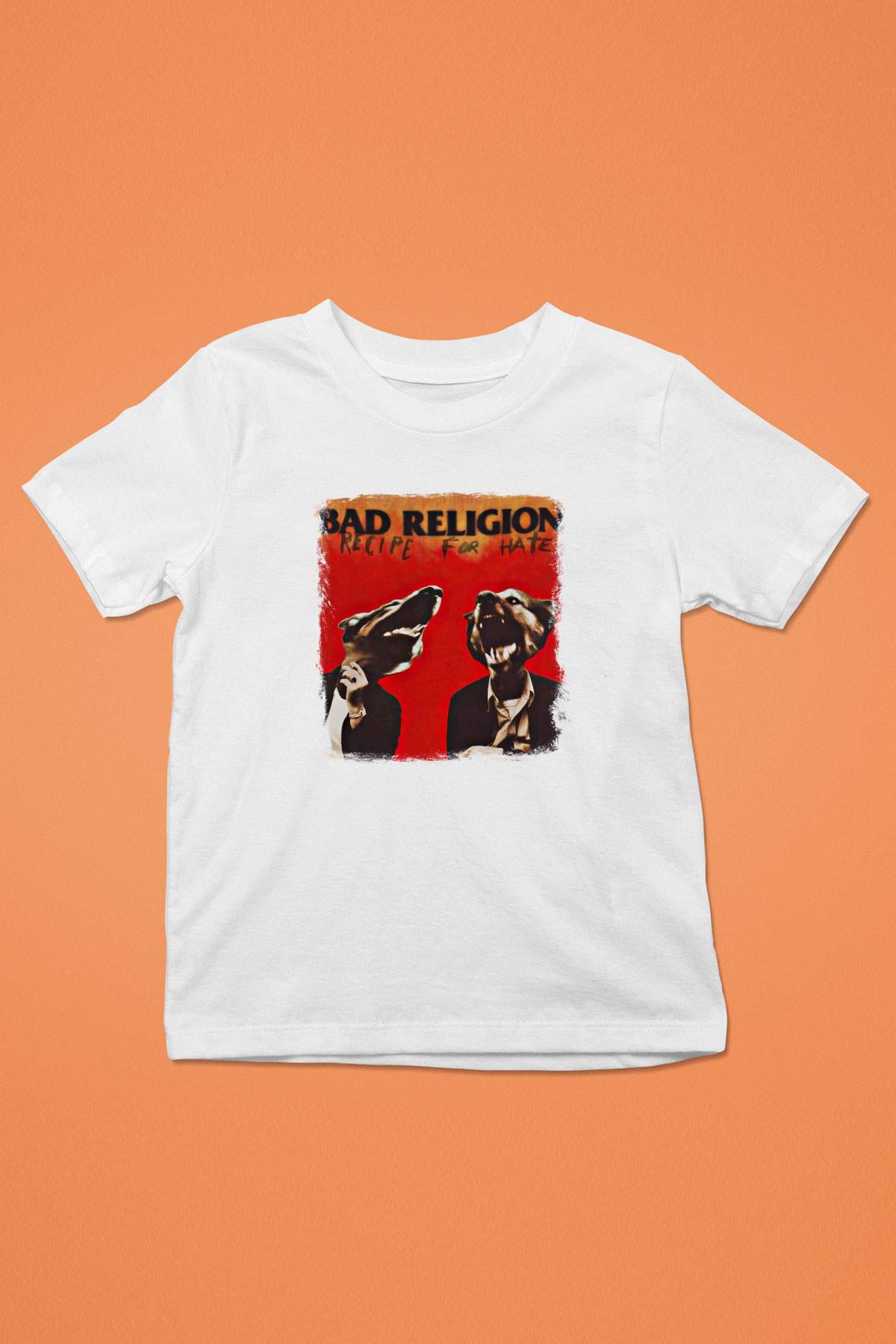 Bad Religion Baskılı Unisex Beyaz Çocuk Tişört