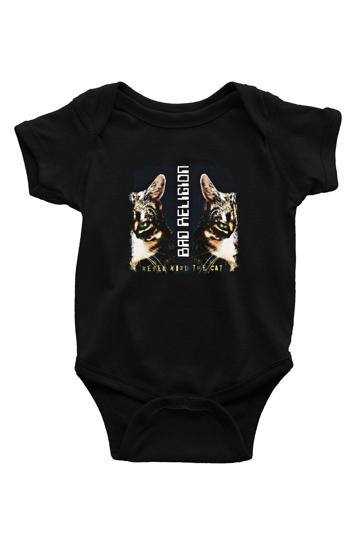 Bad Religion Baskılı Unisex Siyah Bebek Body - Zıbın
