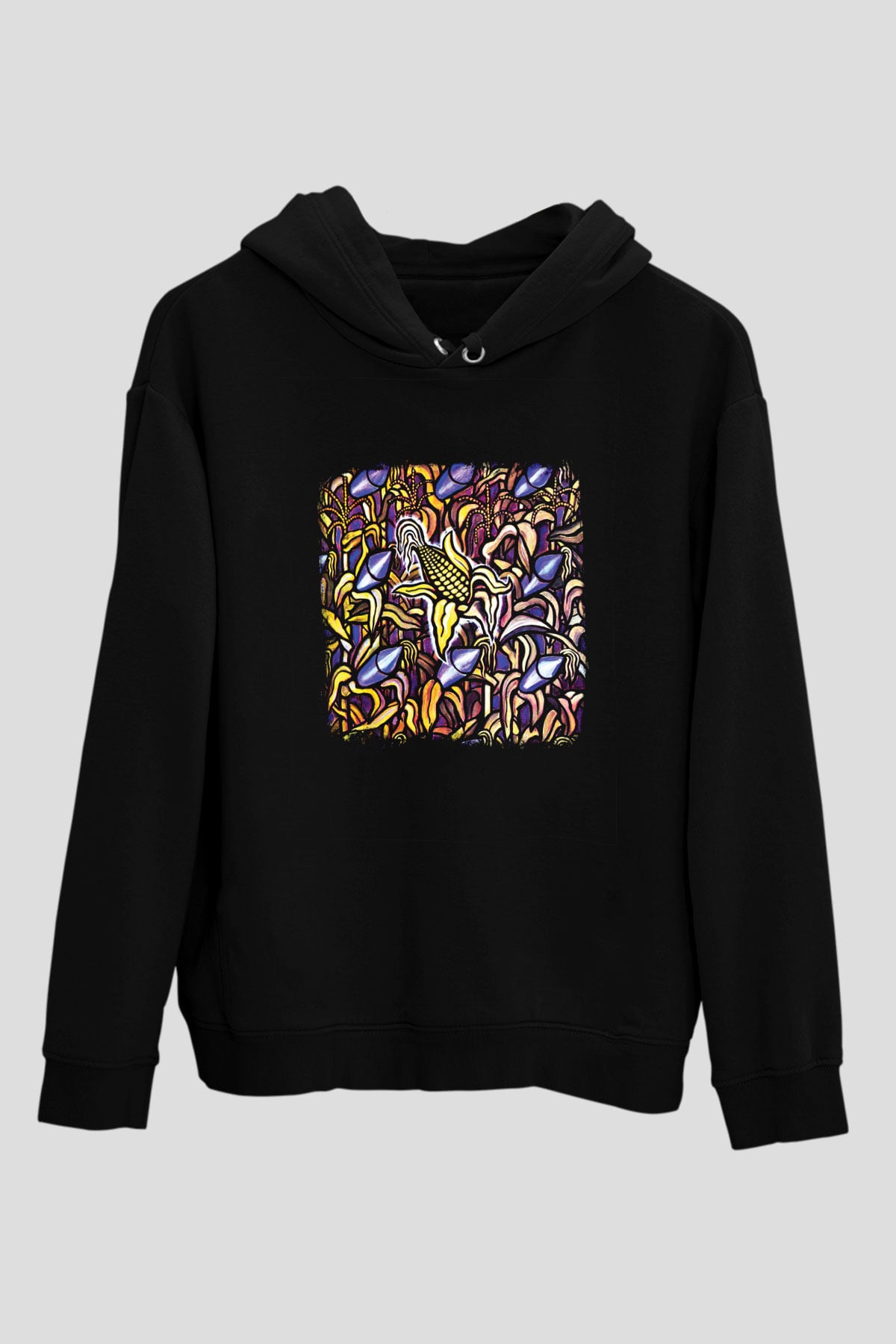 Bad Religion Baskılı Unisex Siyah Hoodie