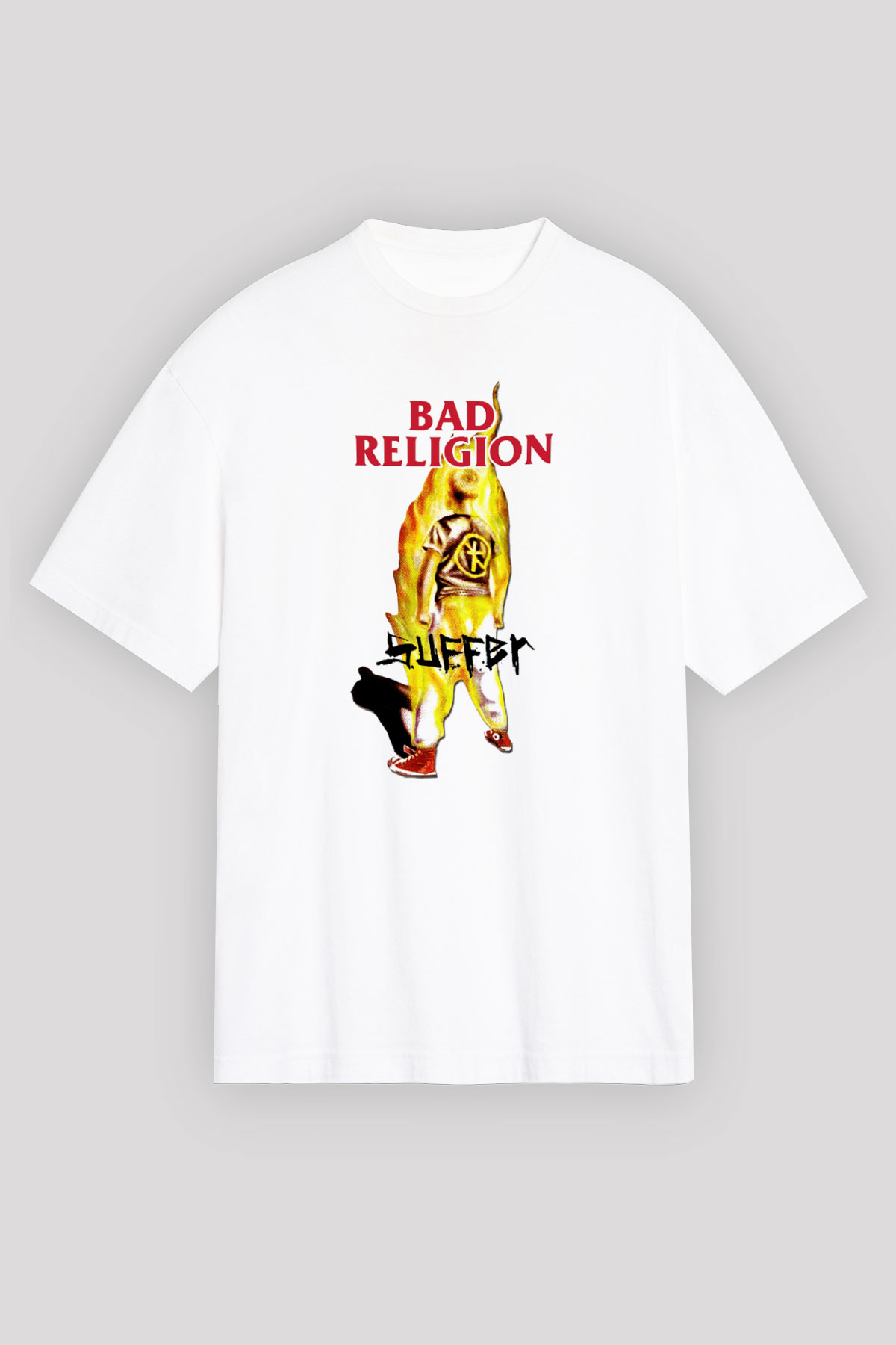 Bad Religion Beyaz Unisex Oversize Tişört T-Shirt