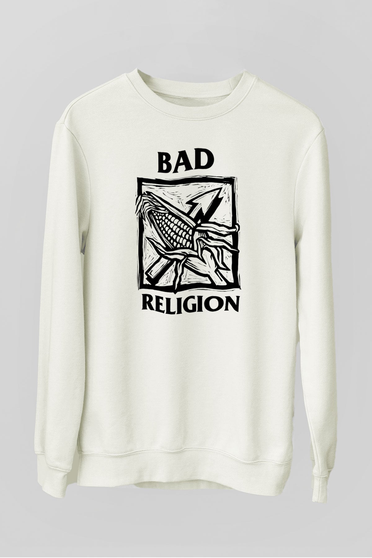 Bad Religion Beyaz Unisex Sweatshirt
