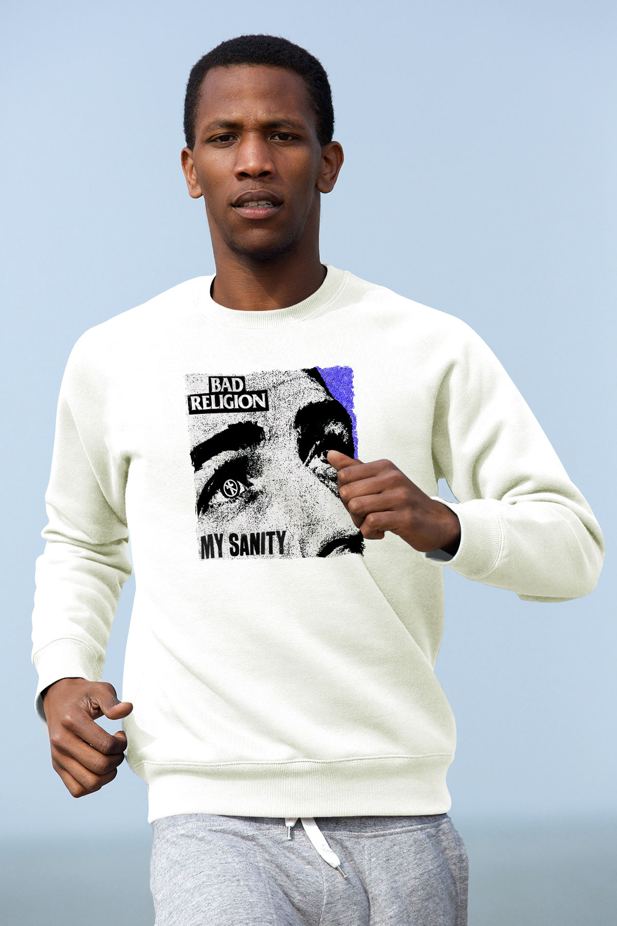 Bad Religion Beyaz Unisex Sweatshirt