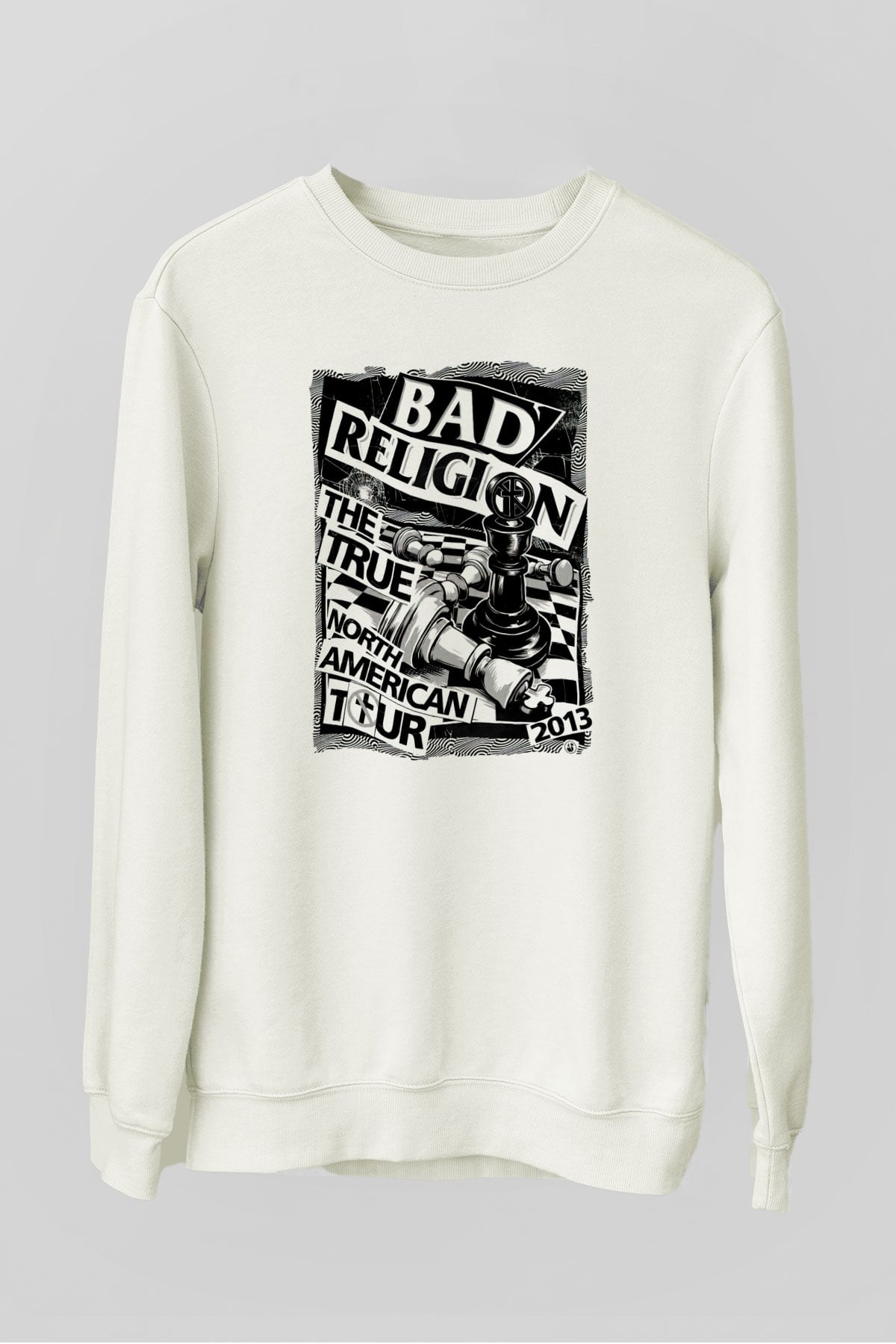 Bad Religion Beyaz Unisex Sweatshirt