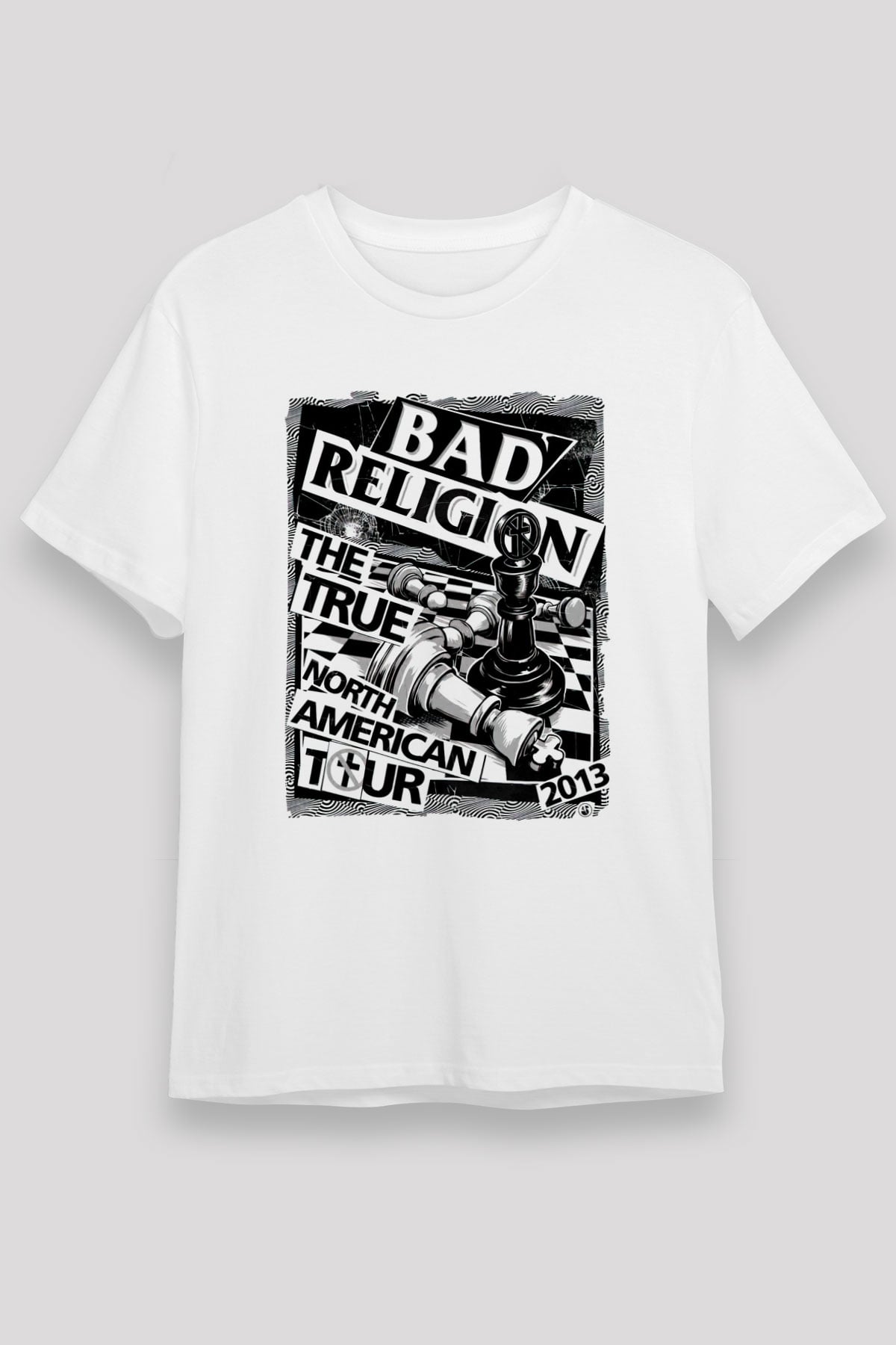 Bad Religion Beyaz Unisex Tişört T-Shirt - TişörtFabrikası