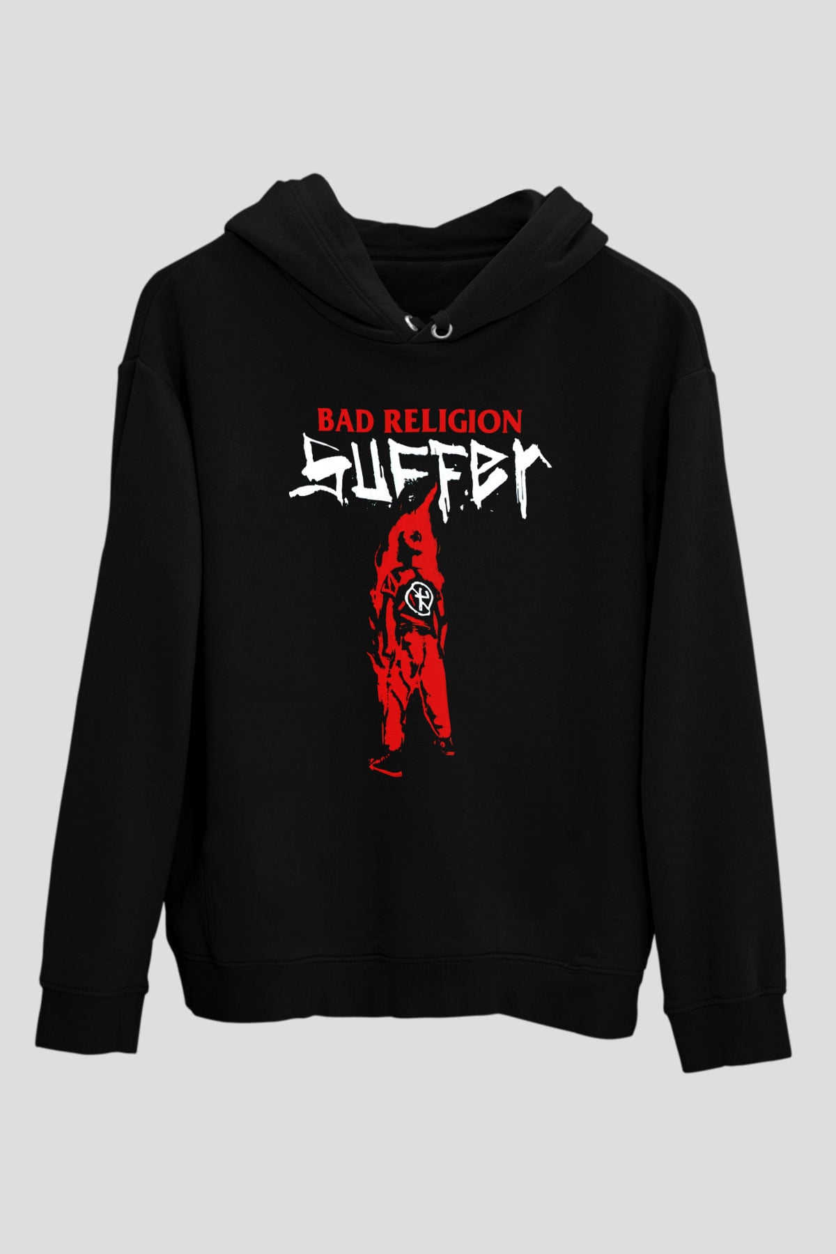Bad Religion Siyah Unisex Kapüşonlu Sweatshirt