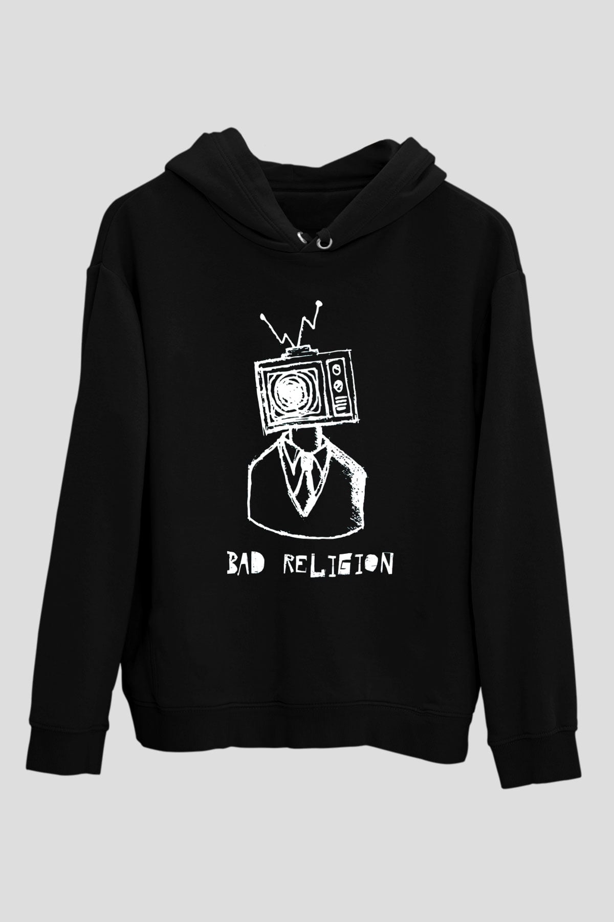 Bad Religion Siyah Unisex Kapüşonlu Sweatshirt