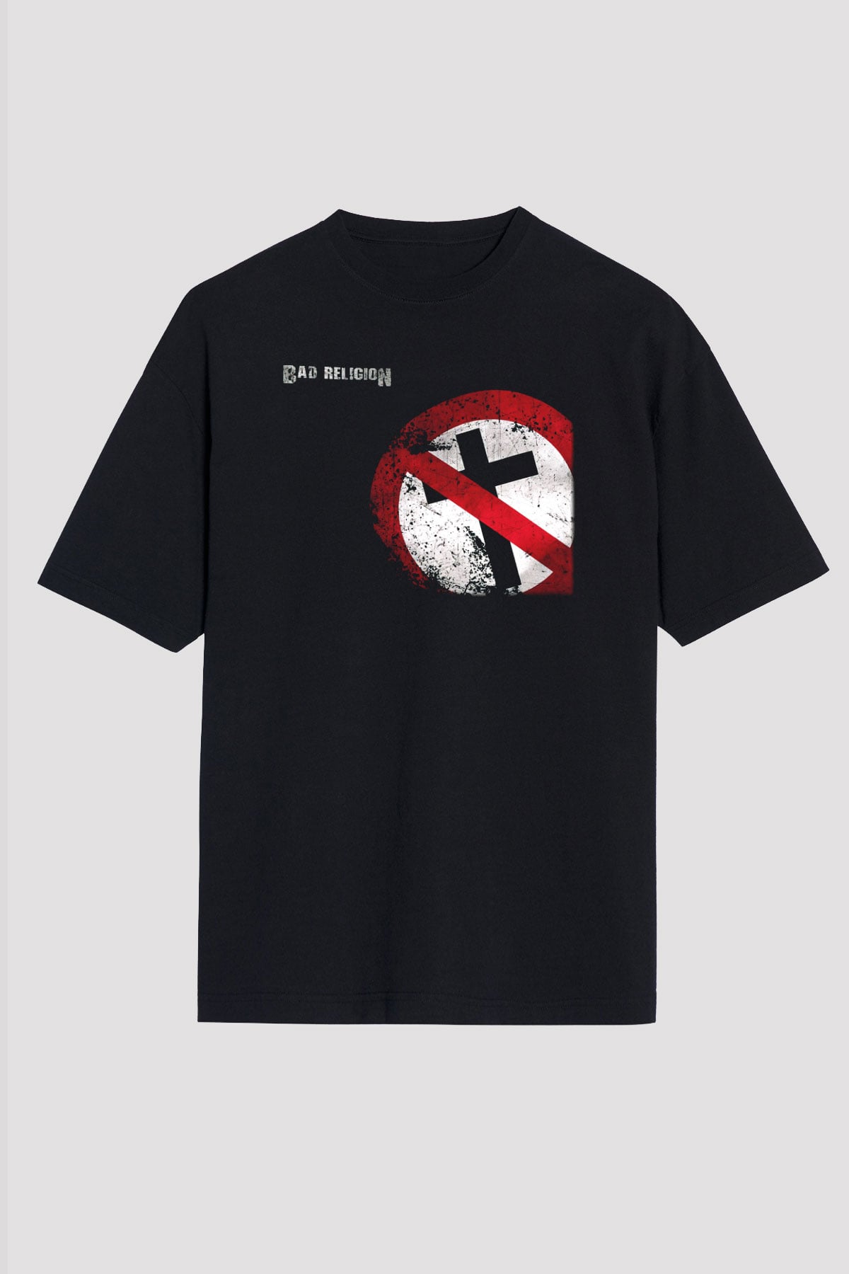 Bad Religion Siyah Unisex Oversize Tişört T-Shirt
