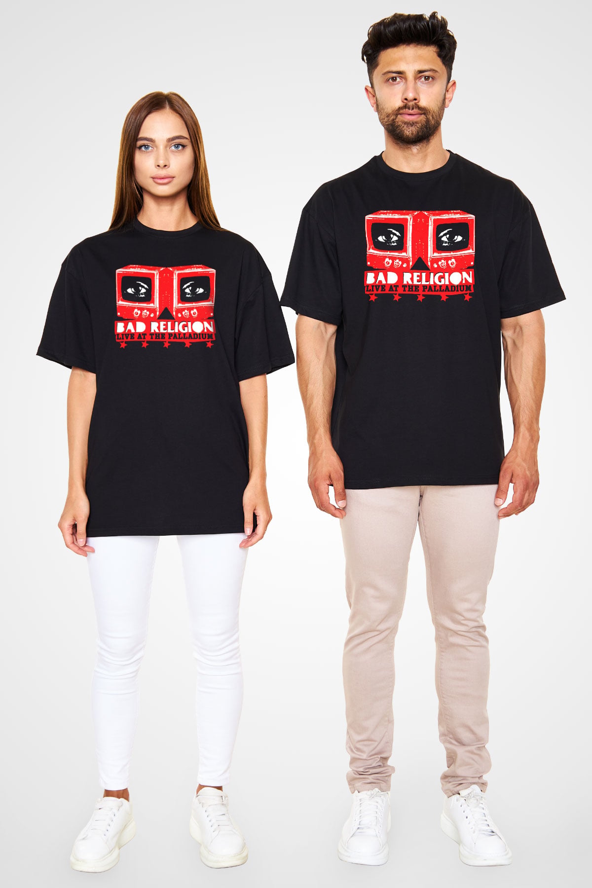 Bad Religion Siyah Unisex Oversize Tişört T-Shirt