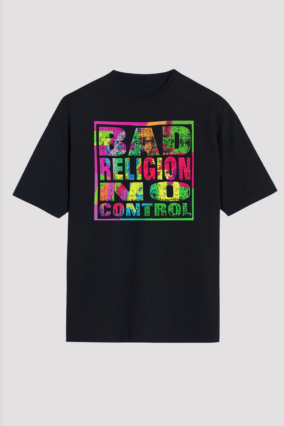 Bad Religion Siyah Unisex Oversize Tişört T-Shirt