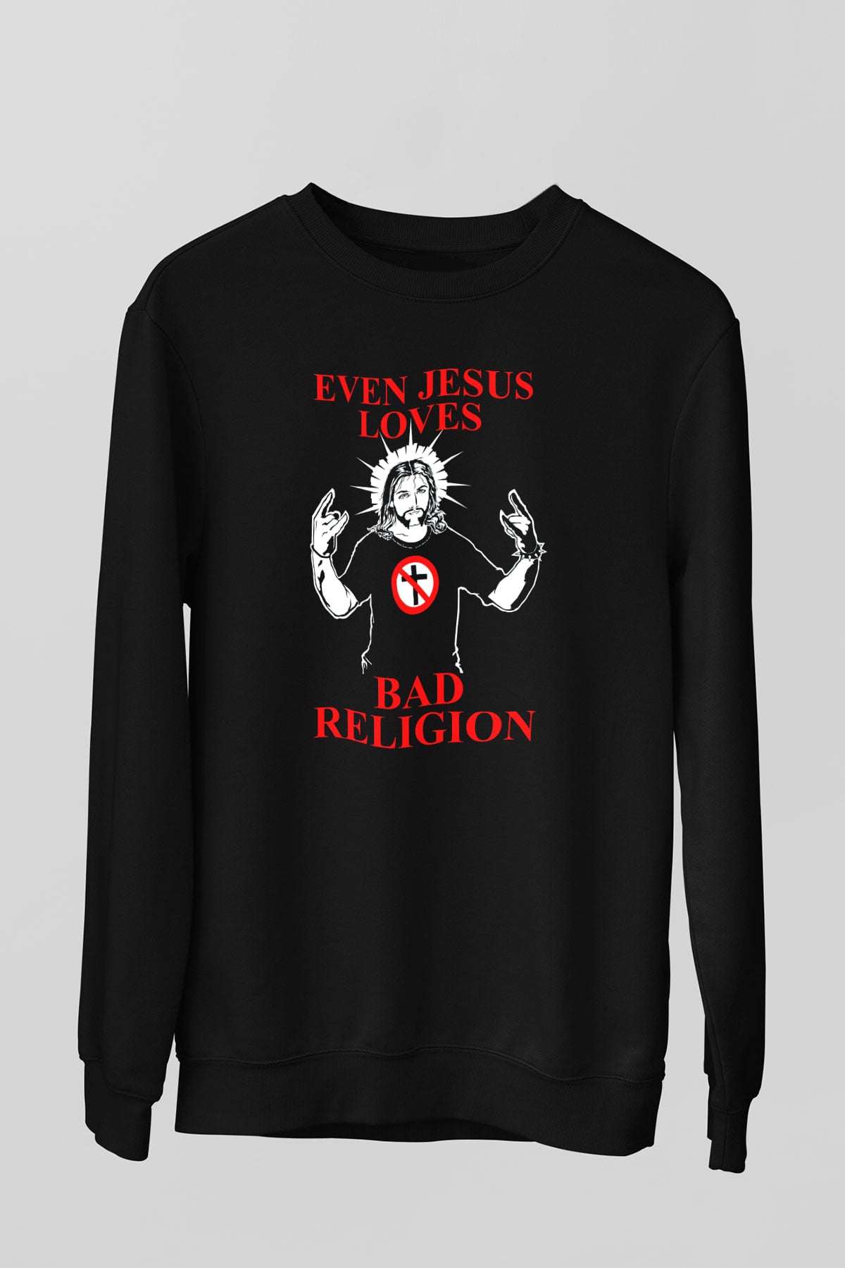 Bad Religion Siyah Unisex Sweatshirt