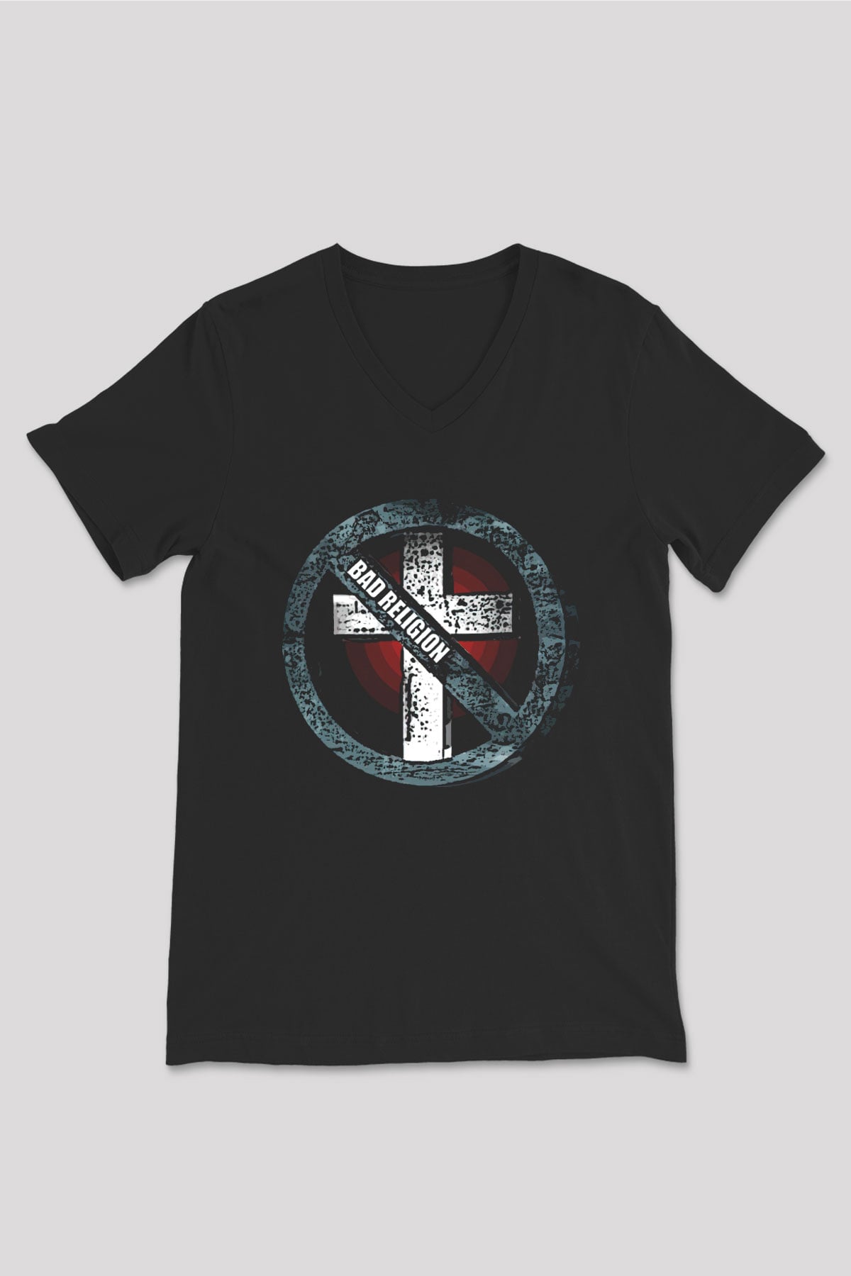 Bad Religion Siyah Unisex V Yaka Tişört