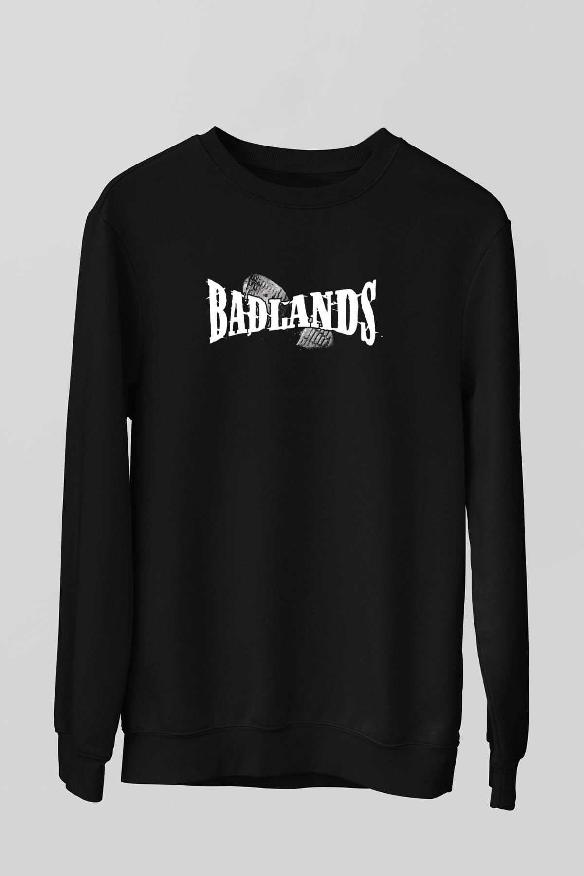 Badlands Siyah Unisex Sweatshirt