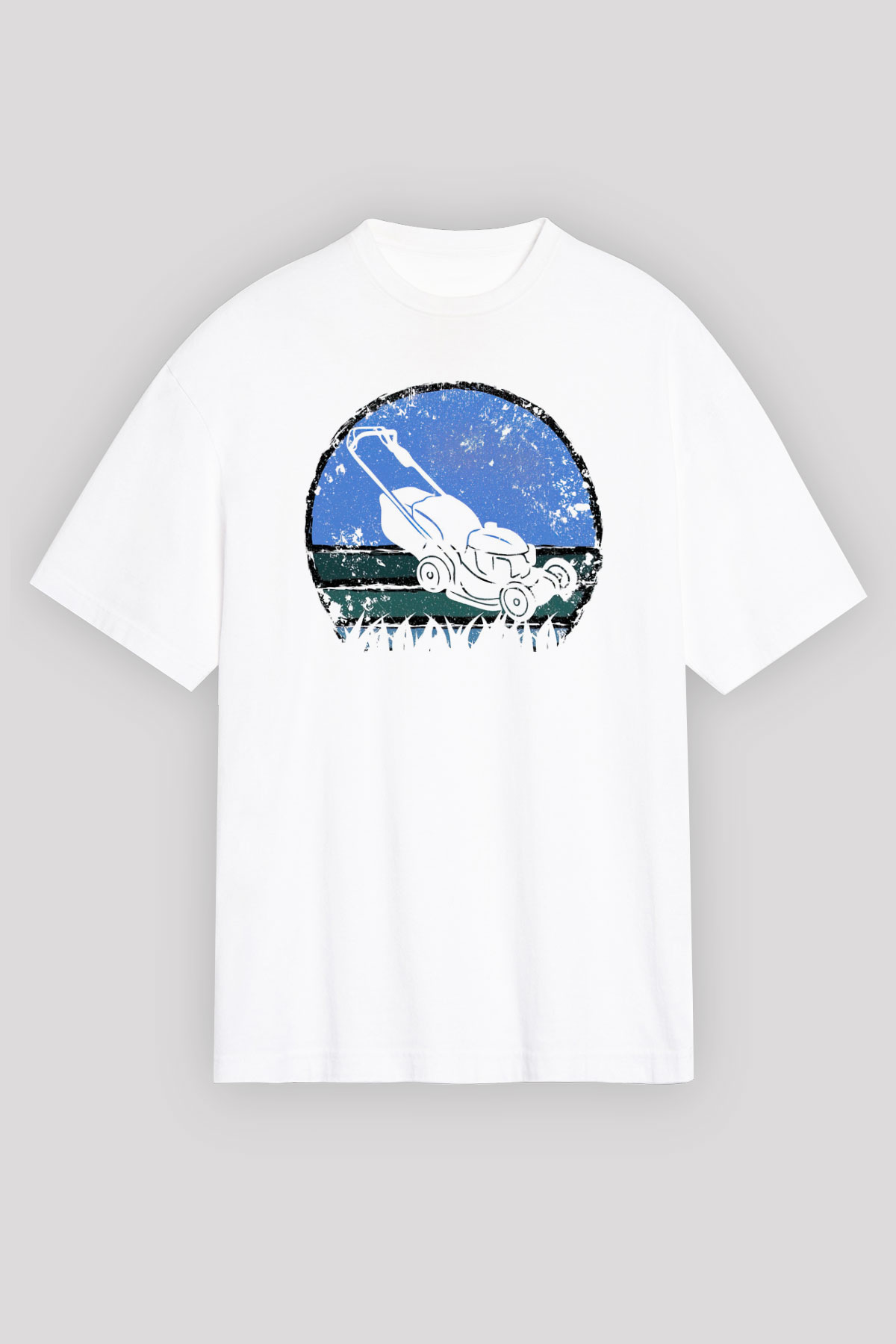 Bahçıvan Beyaz Unisex Tişört T-Shirt - TişörtFabrikası