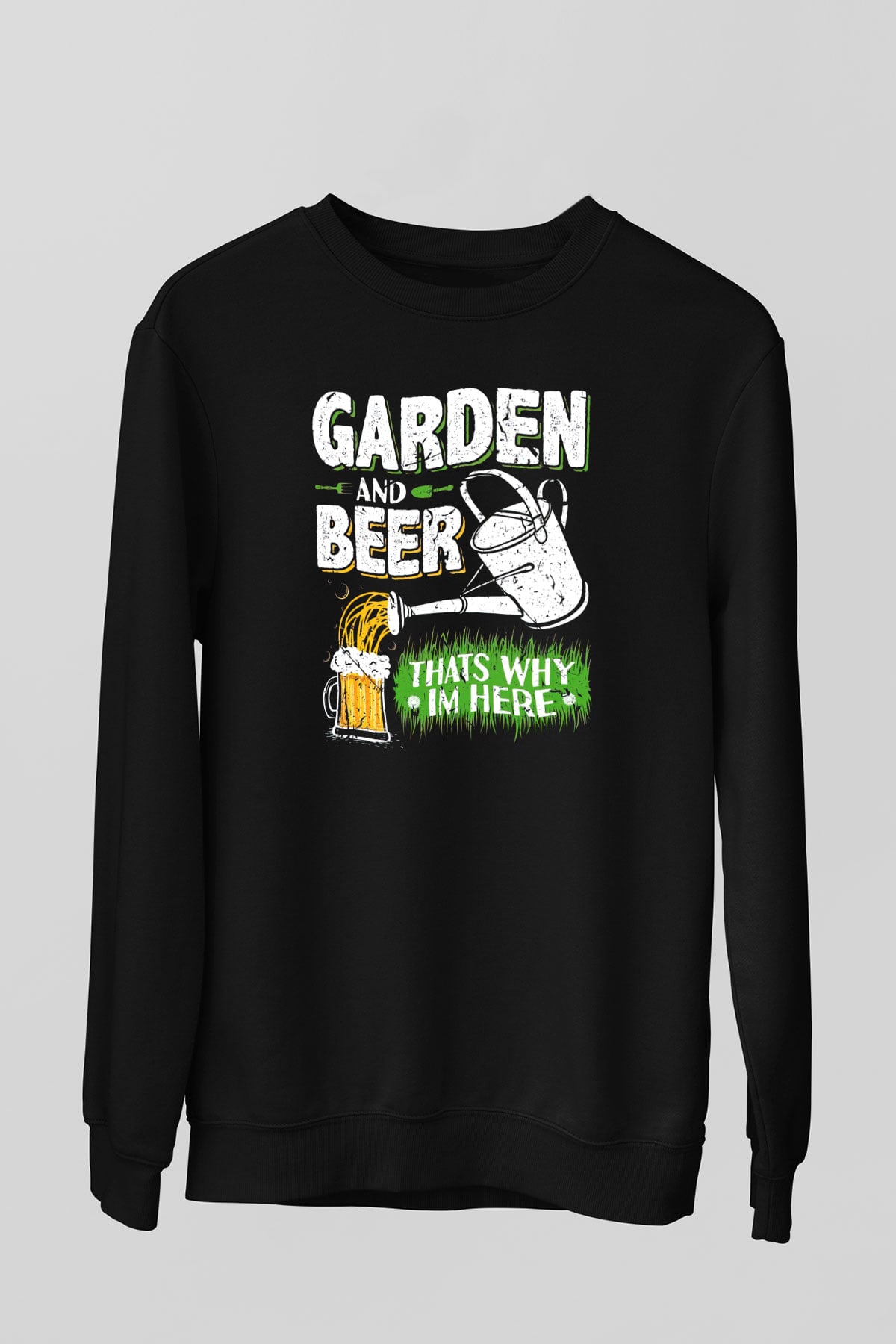 Bahçıvan Siyah Unisex Sweatshirt