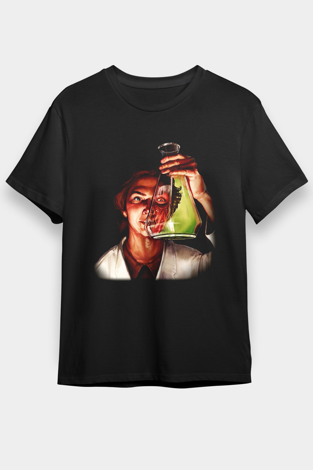 Bakteriyolog Siyah Unisex Tişört T-Shirt - TişörtFabrikası
