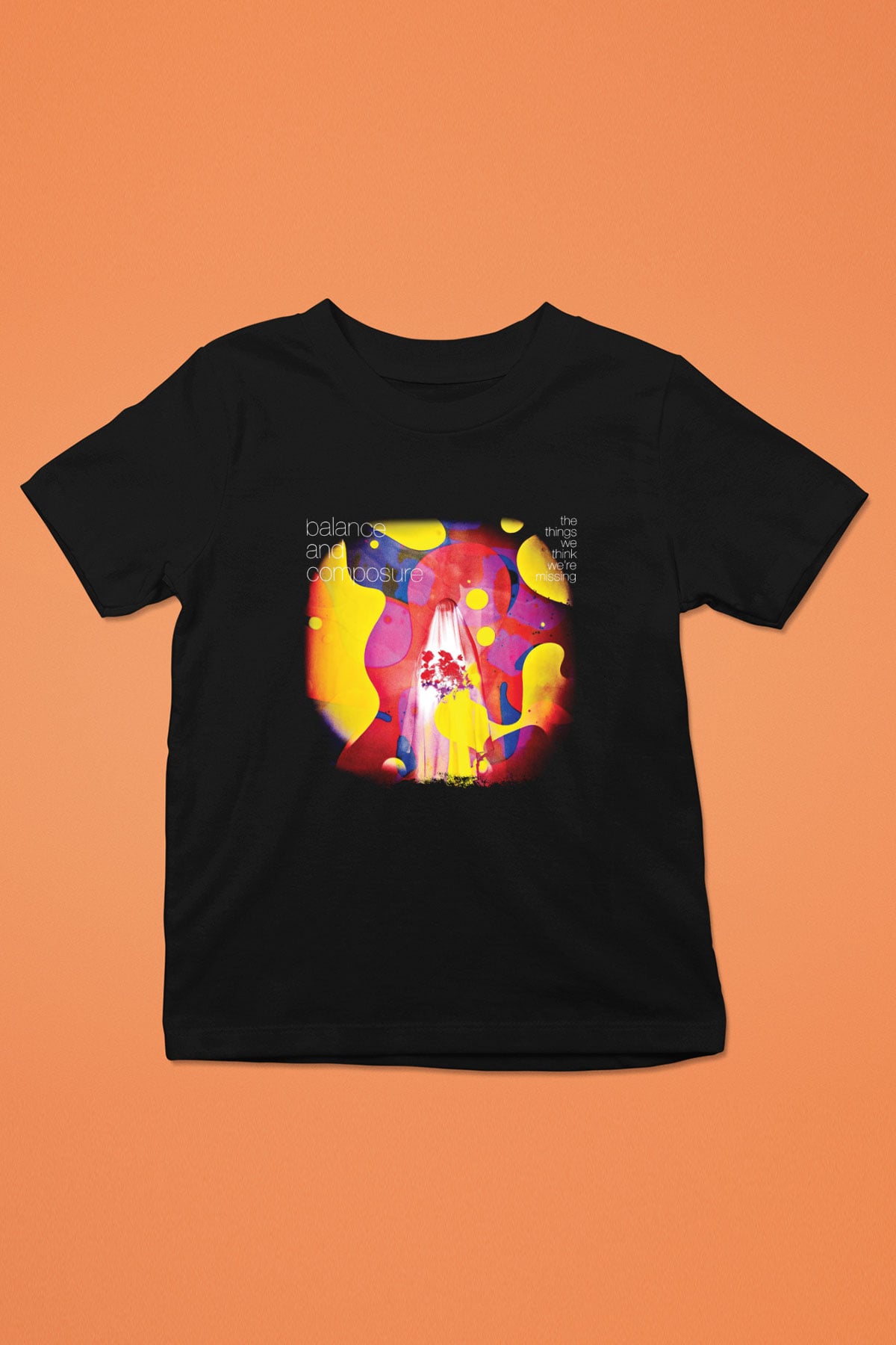 Balance and Composure Baskılı Unisex Siyah Çocuk Tişört