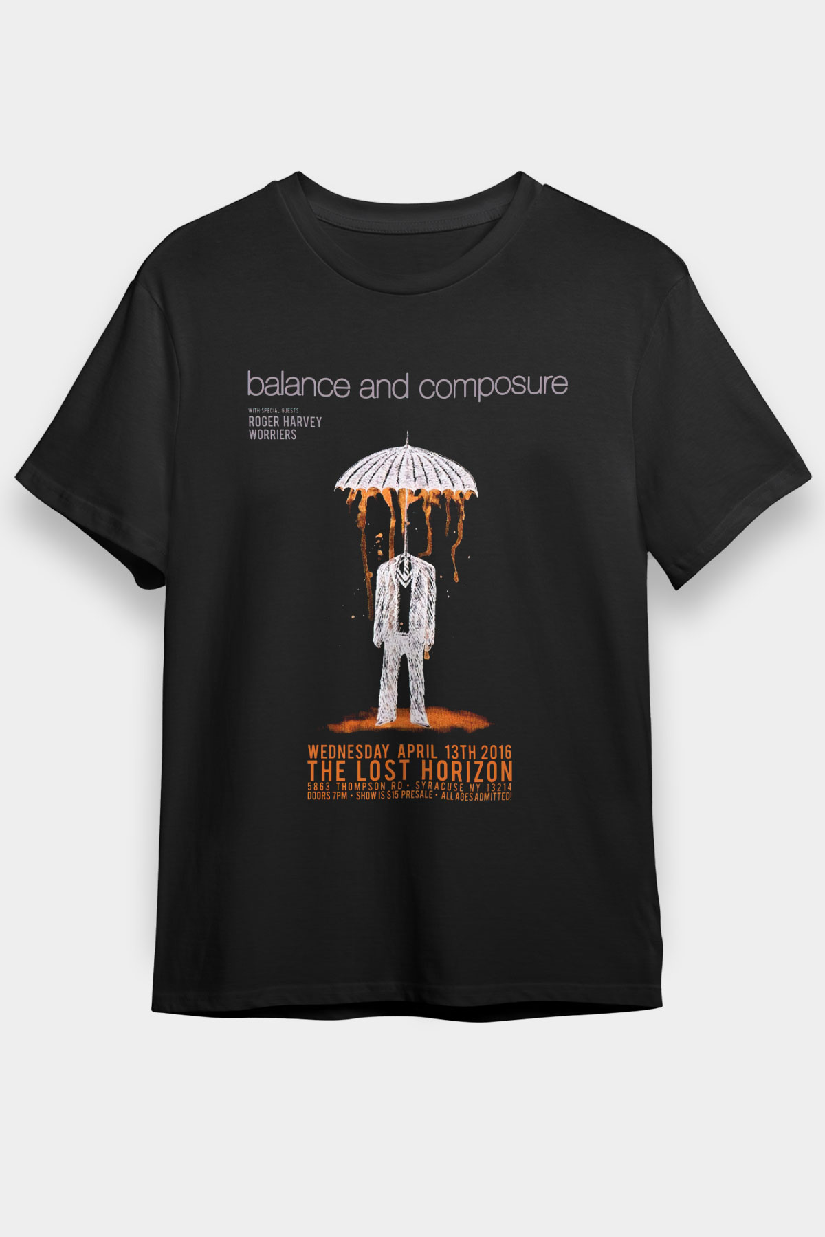 Balance and Composure Siyah Unisex Tişört T-Shirt - TişörtFabrikası