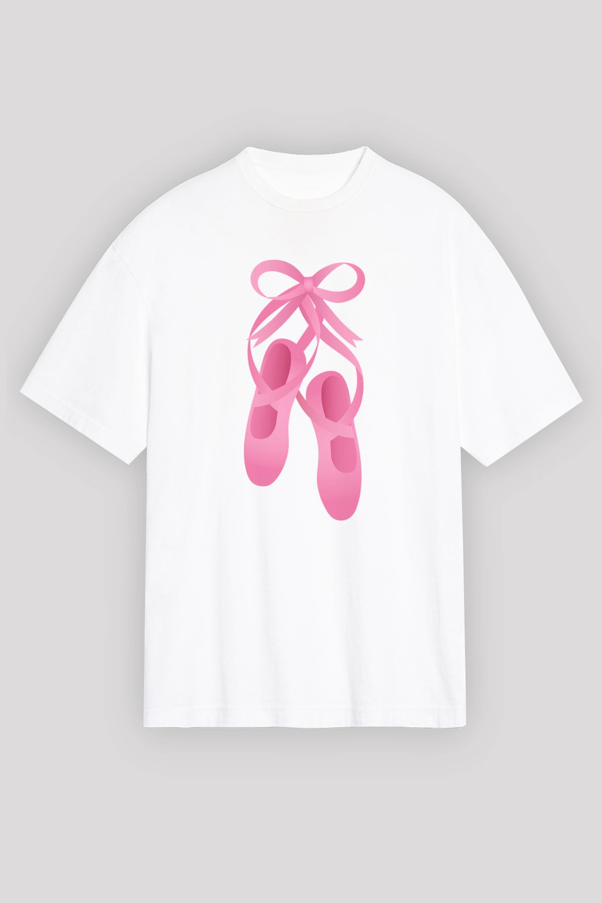 Bale Beyaz Unisex Oversize Tişört T-Shirt