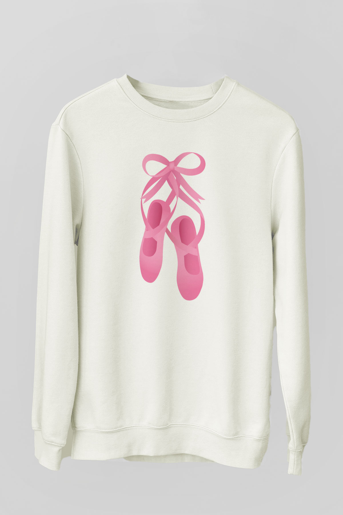 Bale Beyaz Unisex Sweatshirt