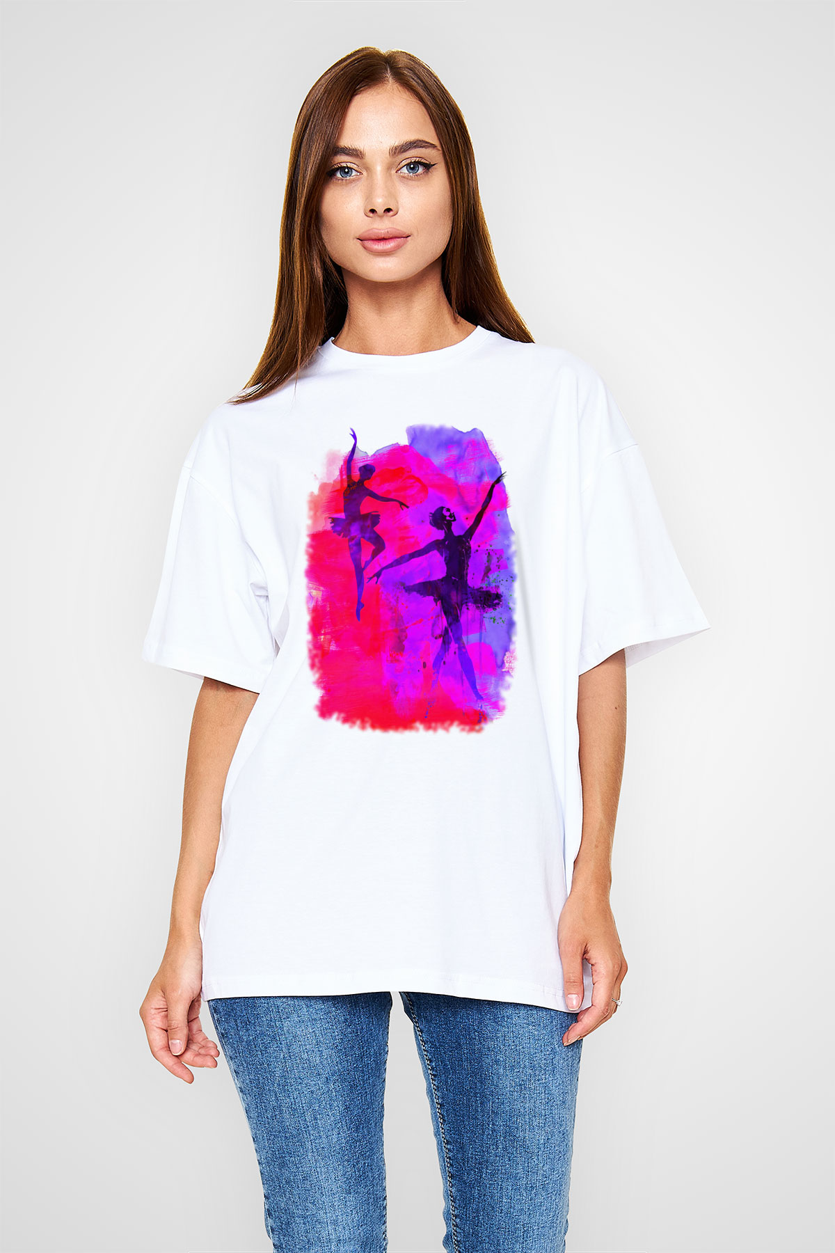 Bale Beyaz Unisex Tişört T-Shirt - TişörtFabrikası