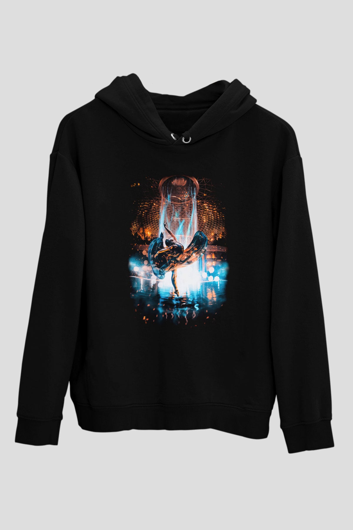 Bale Siyah Unisex Hoodie