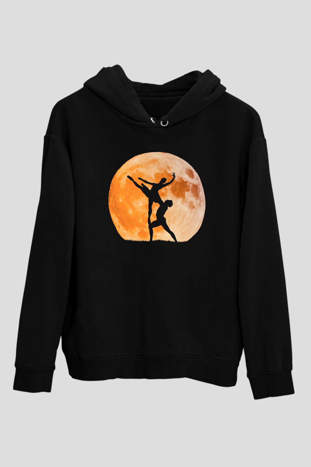 Bale Siyah Unisex Hoodie