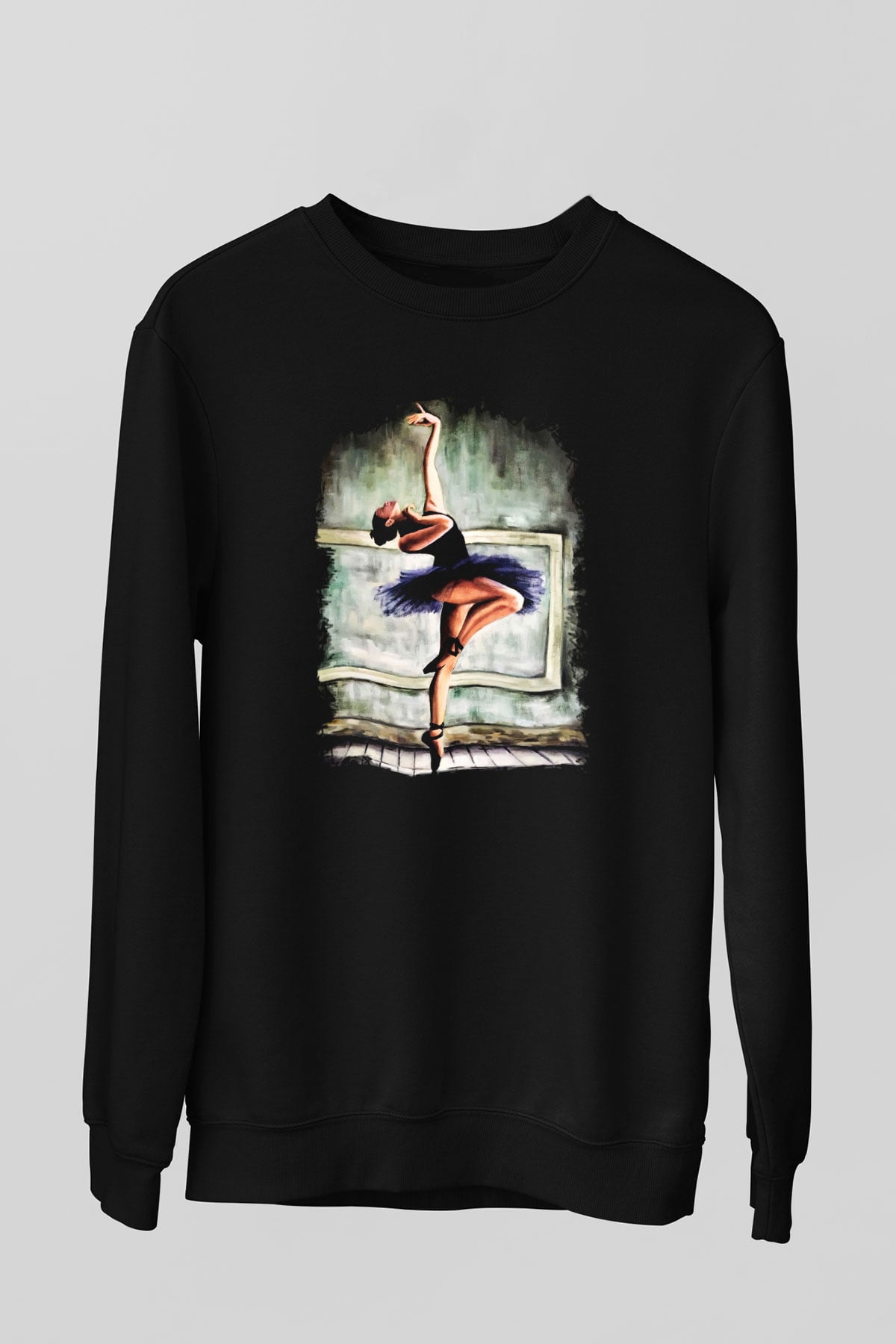 Bale Siyah Unisex Sweatshirt