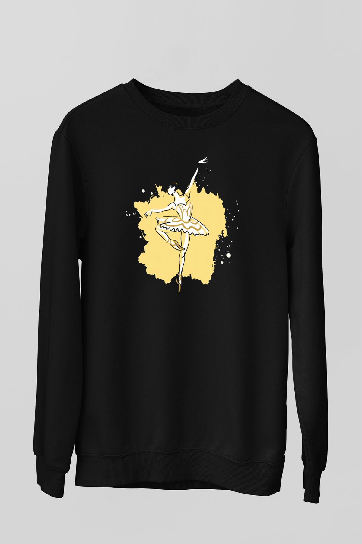 Bale Siyah Unisex Sweatshirt