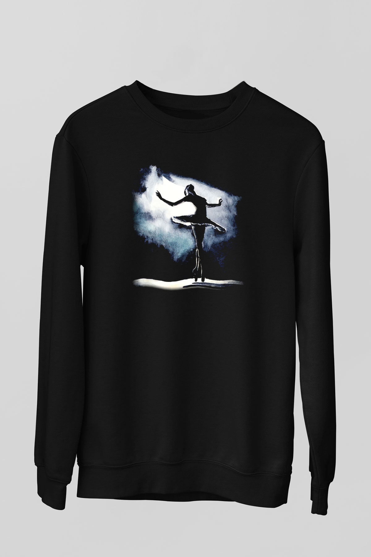 Bale Siyah Unisex Sweatshirt