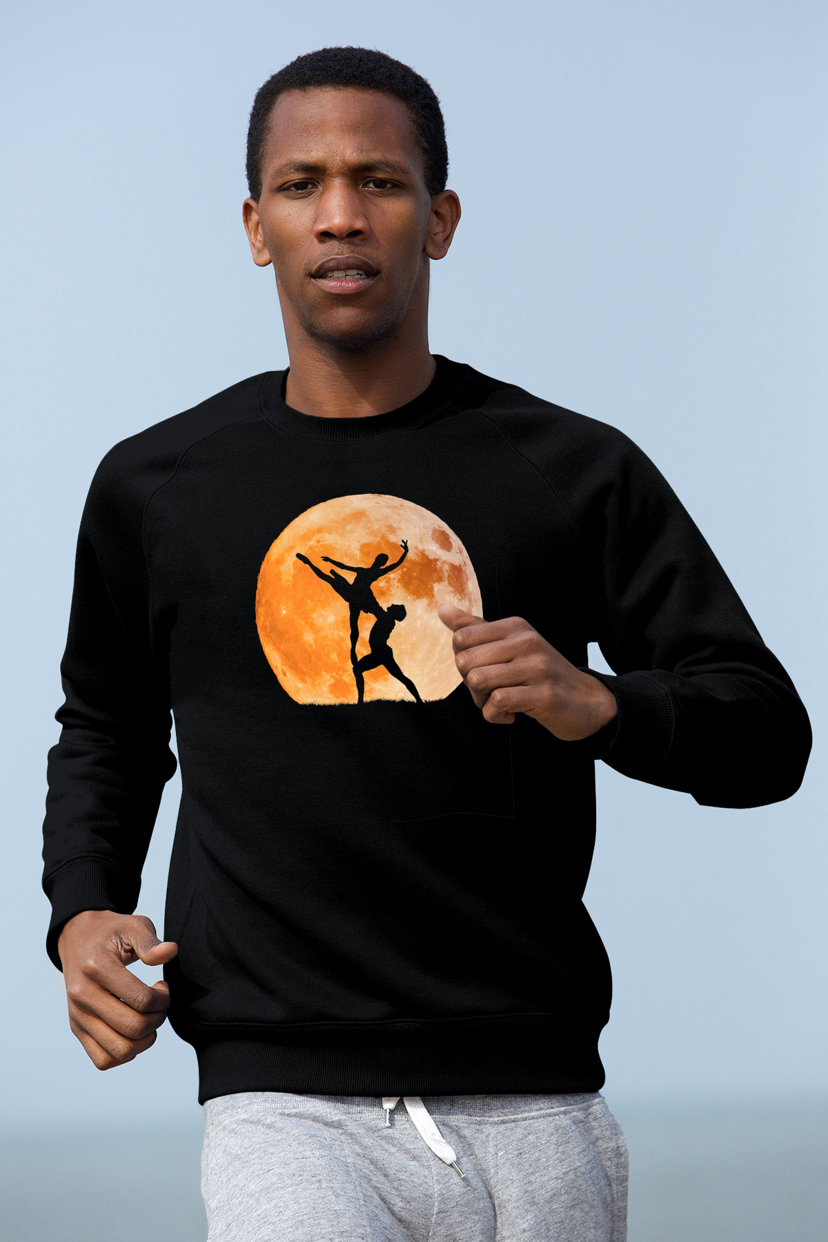 Bale Siyah Unisex Sweatshirt