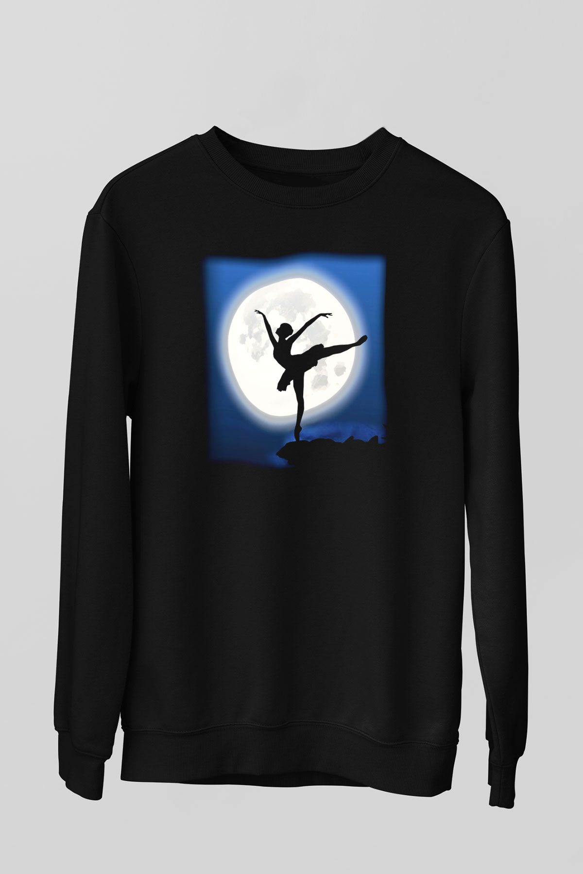 Bale Siyah Unisex Sweatshirt