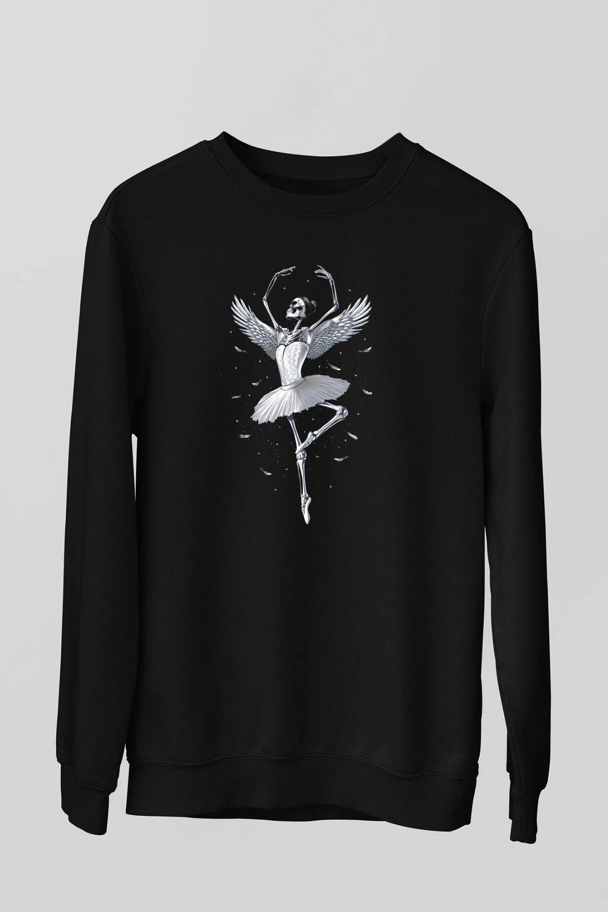 Bale Siyah Unisex Sweatshirt