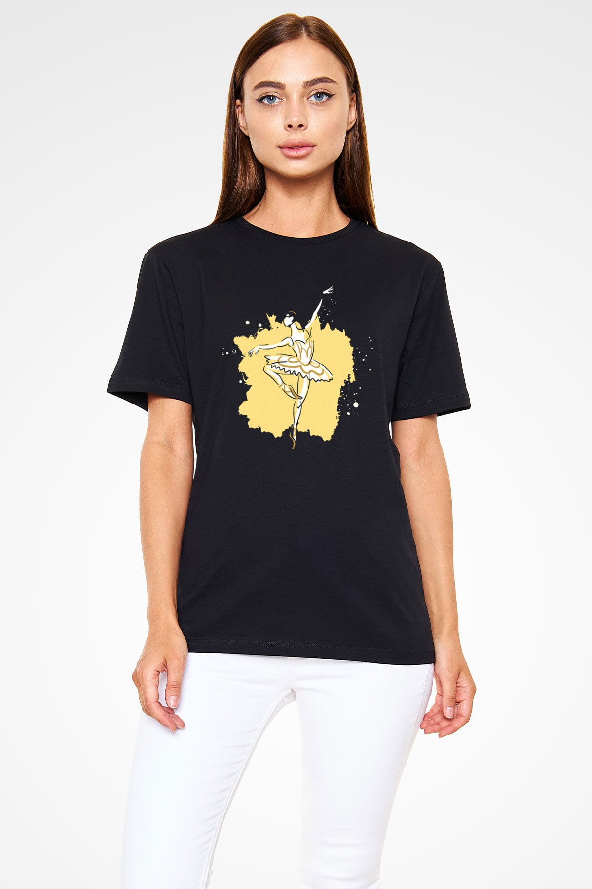 Bale Siyah Unisex Tişört T-Shirt - TişörtFabrikası