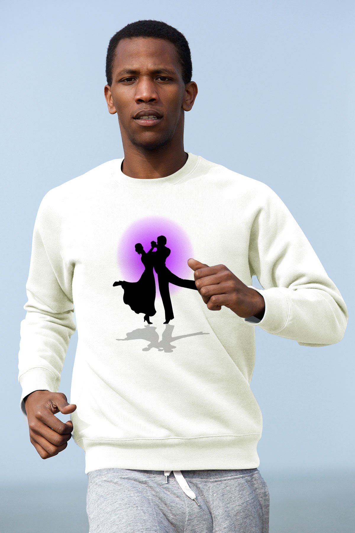 Balo Beyaz Unisex Sweatshirt
