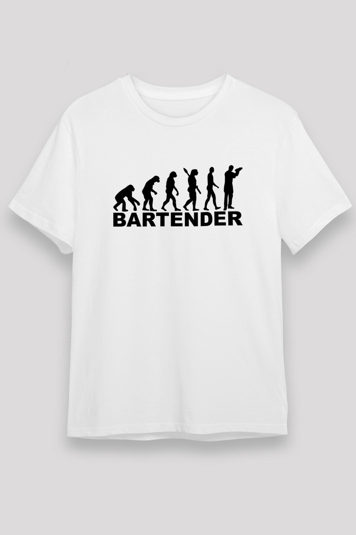 Barmen Beyaz Unisex Tişört T-Shirt - TişörtFabrikası