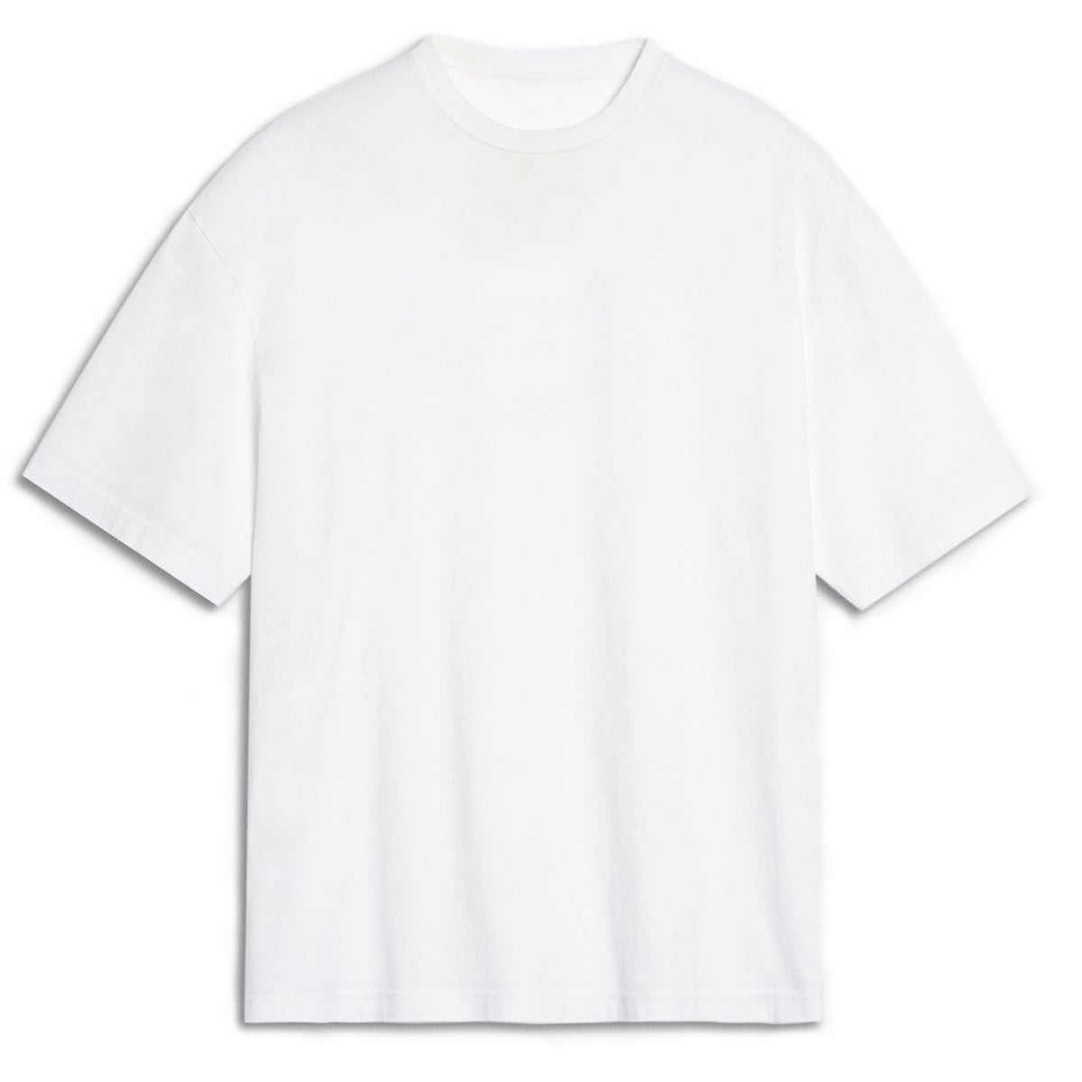 Basic Oversize Beyaz Unisex Tişört T-Shirt - TişörtFabrikası